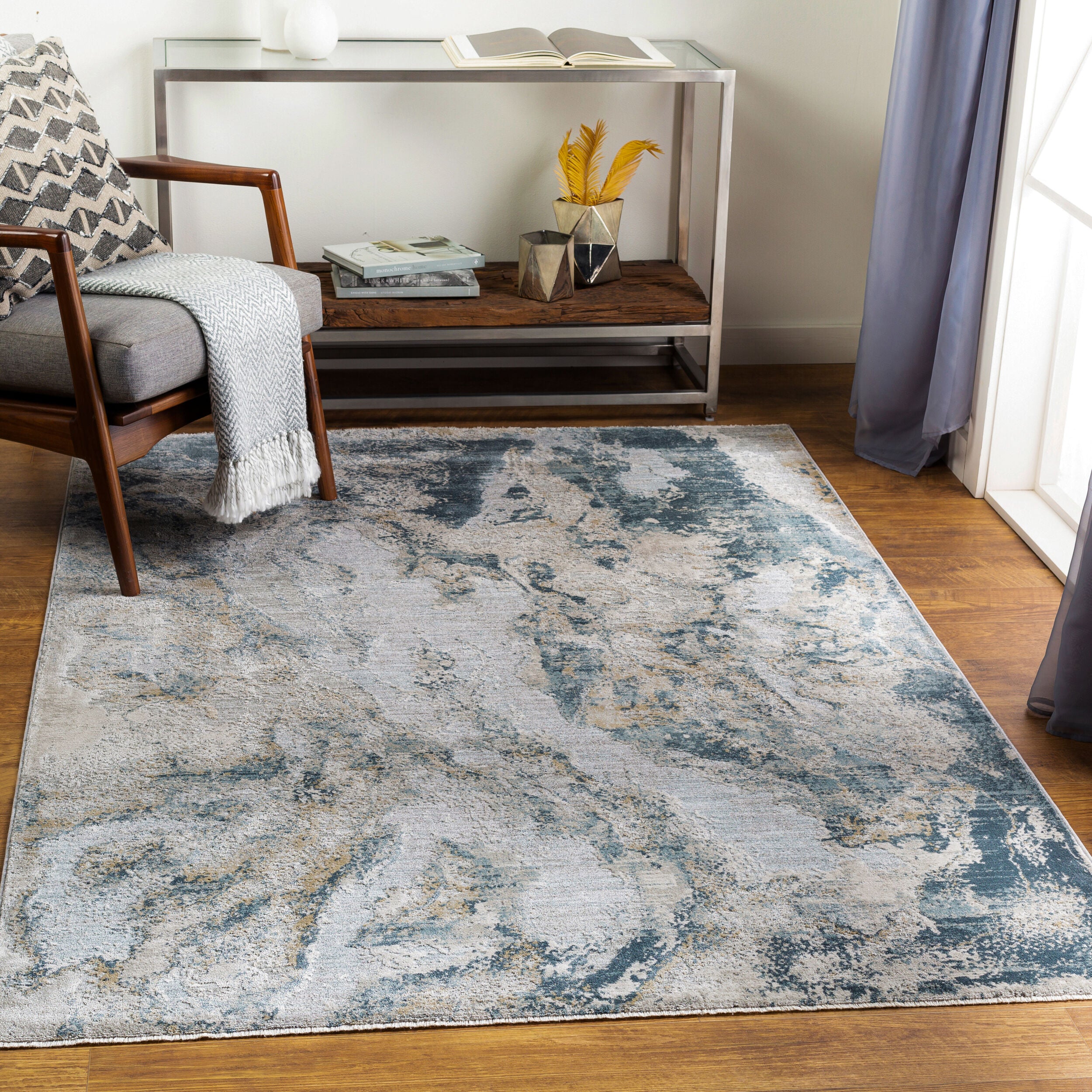Surya Brunswick BWK-2309 Dusty Sage Area Rug by LIVABLISS