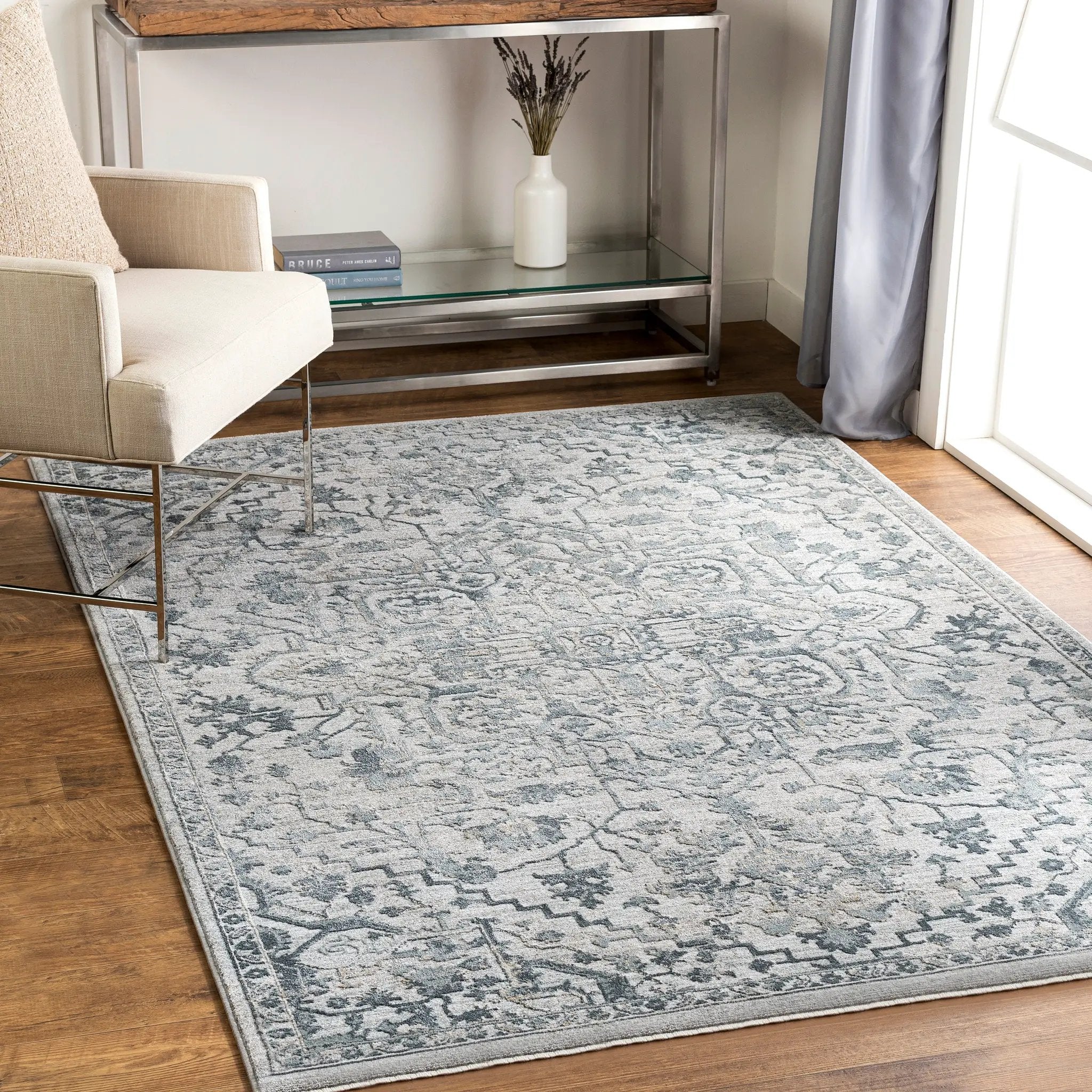 Brunswick BWK-2310 Dusty-Sage Area Rug by LIVABLISS