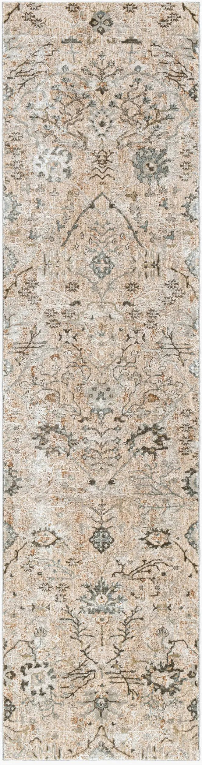 Brunswick BWK-2311 Taupe Area Rug by LIVABLISS