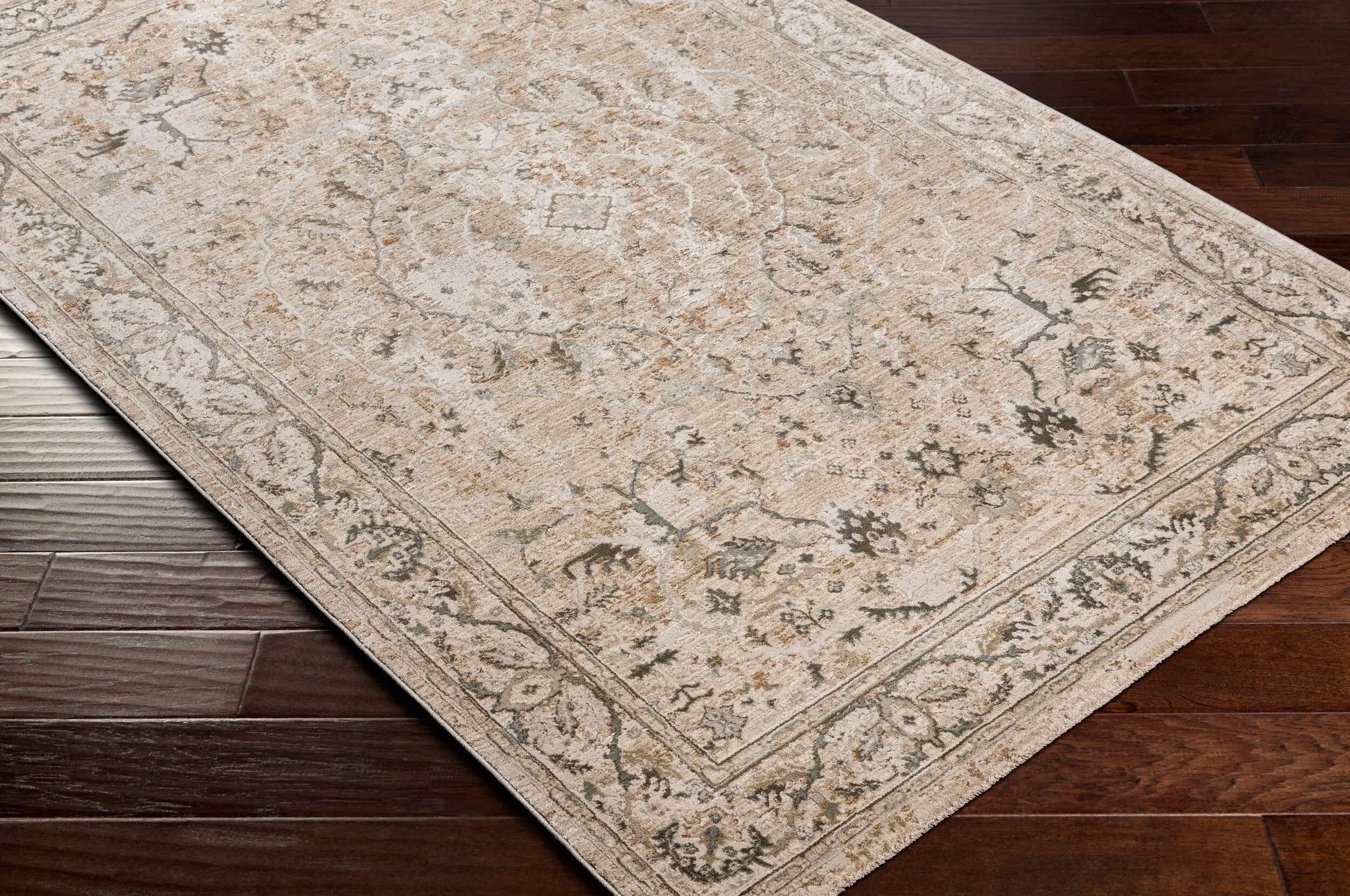 Brunswick BWK-2312 Light Beige Area Rug by LIVABLISS