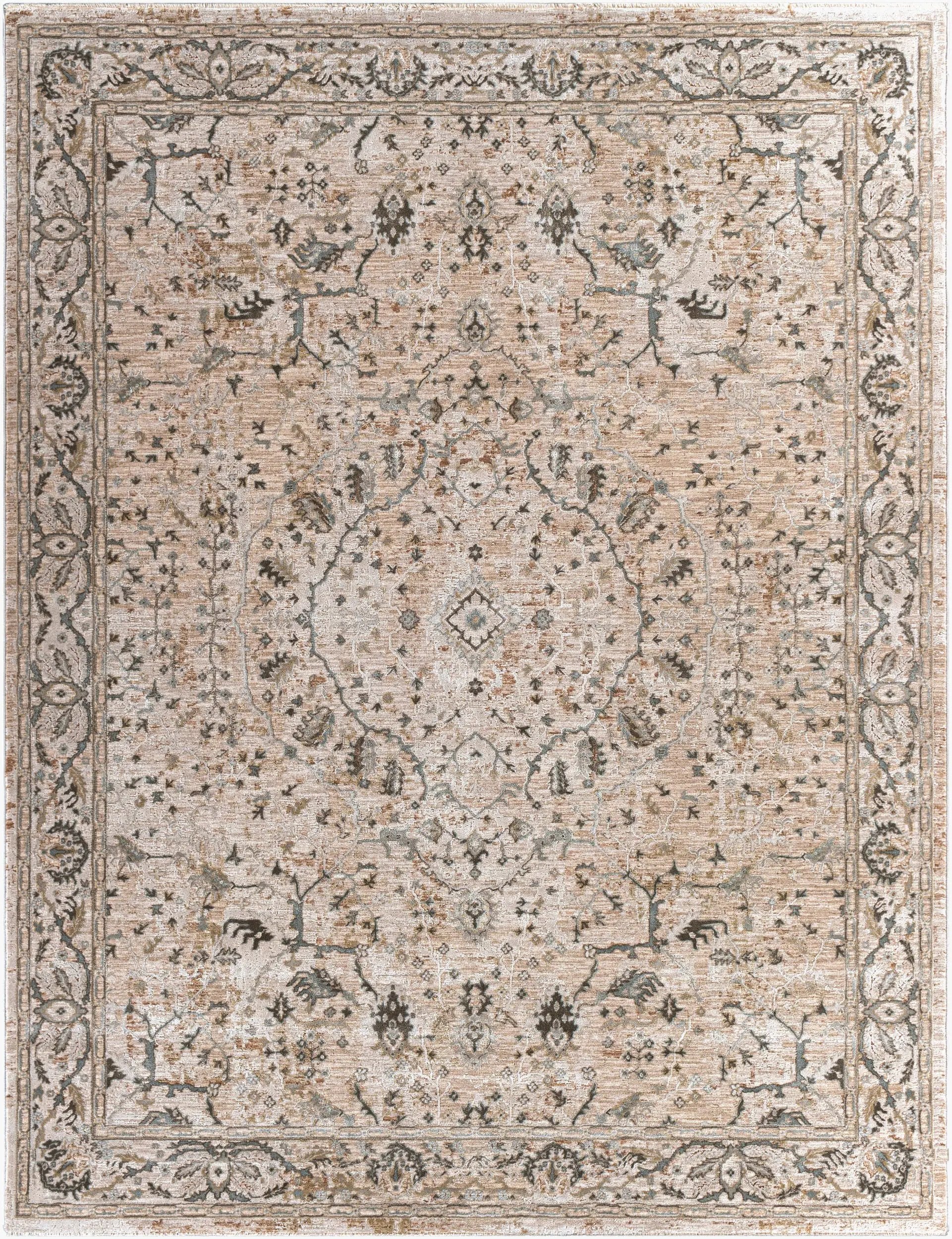 Brunswick BWK-2312 Light Beige Area Rug by LIVABLISS