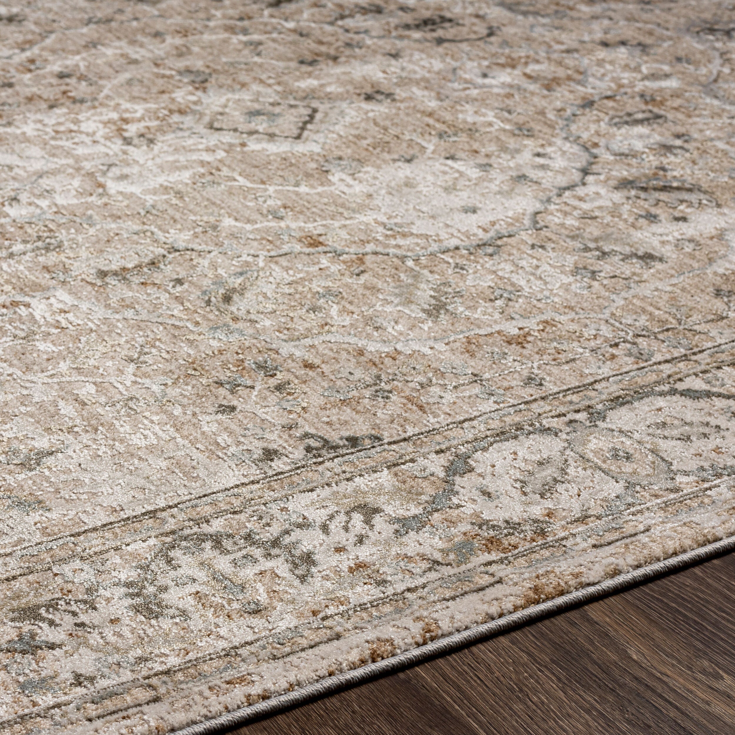 LIVABLISS Brunswick BWK-2312 Light Beige Area Rug