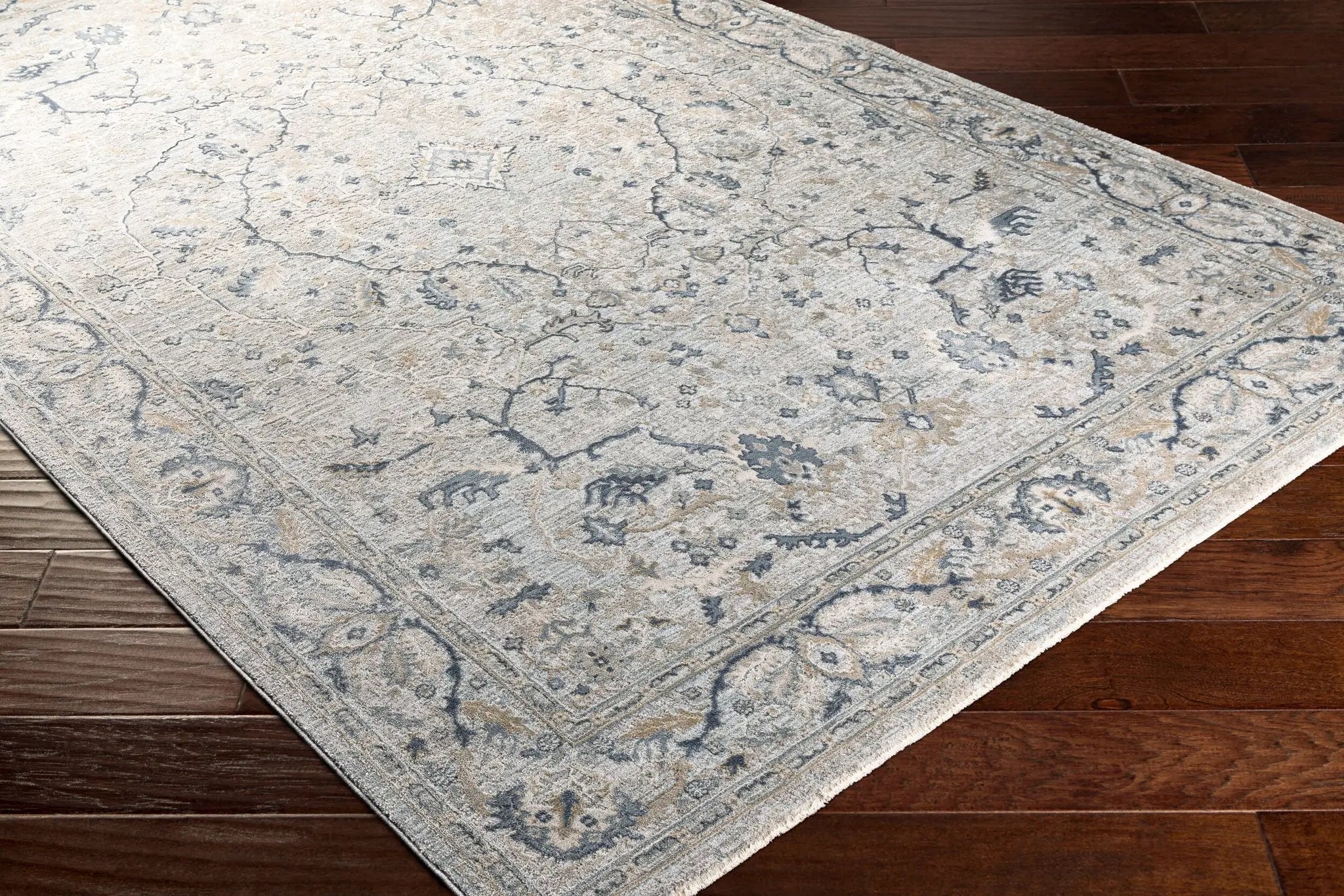 Brunswick BWK-2314 Deep Teal Area Rug by LIVABLISS