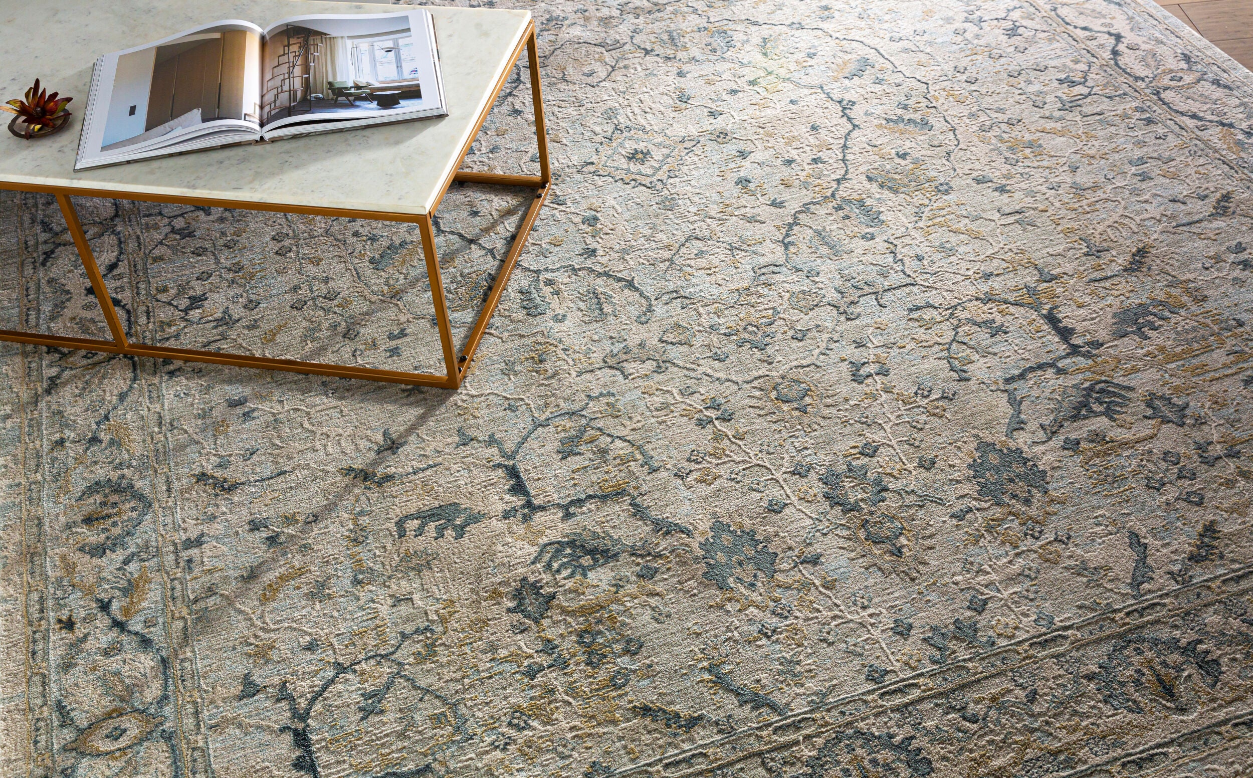 LIVABLISS Brunswick BWK-2314 Deep Teal Area Rug