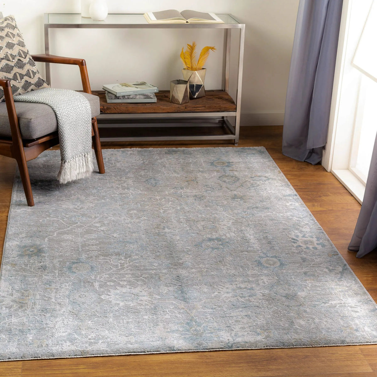 Brunswick BWK-2315 Dusty Sage Area Rug by LIVABLISS