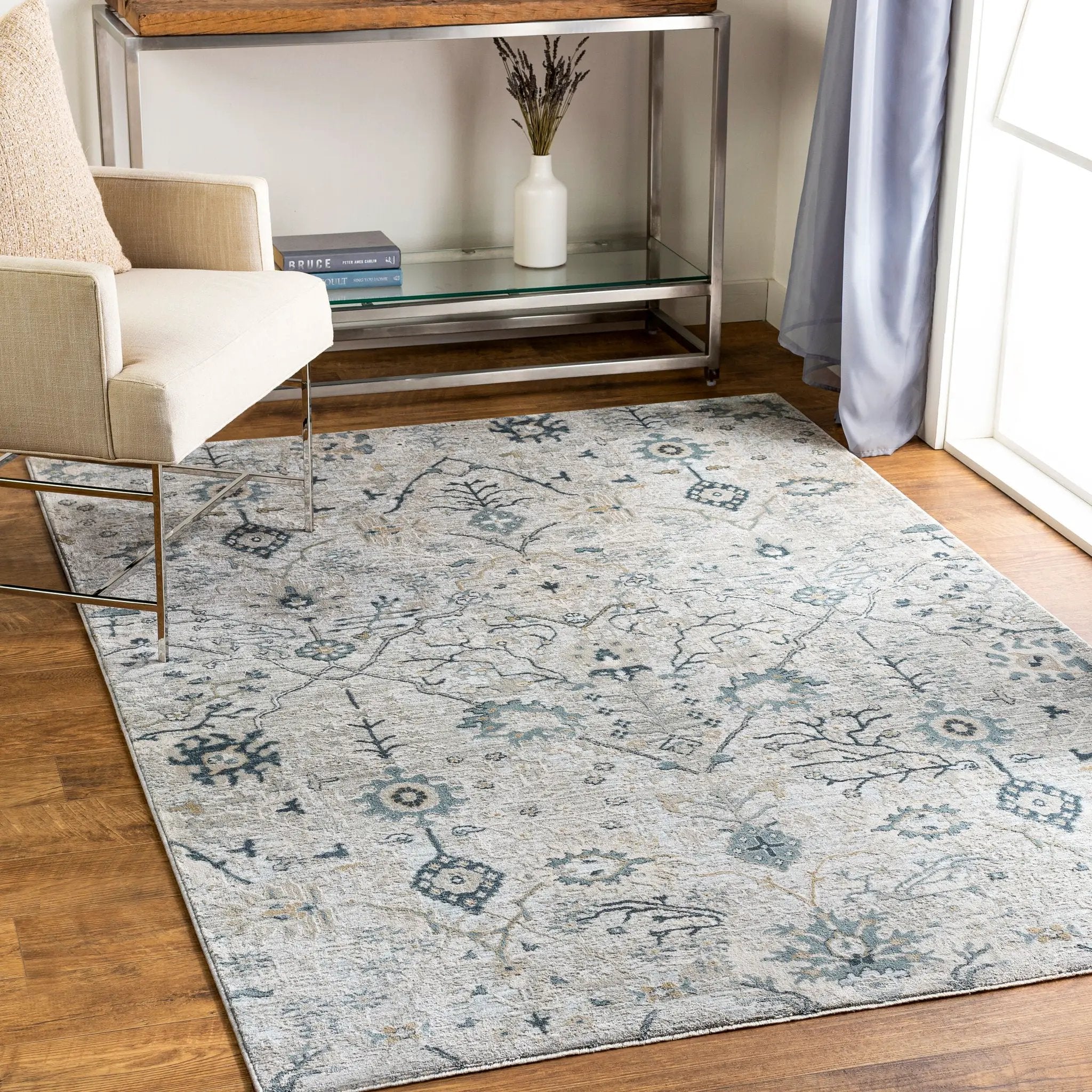 Brunswick BWK-2316 Dusty Sage Area Rug by LIVABLISS
