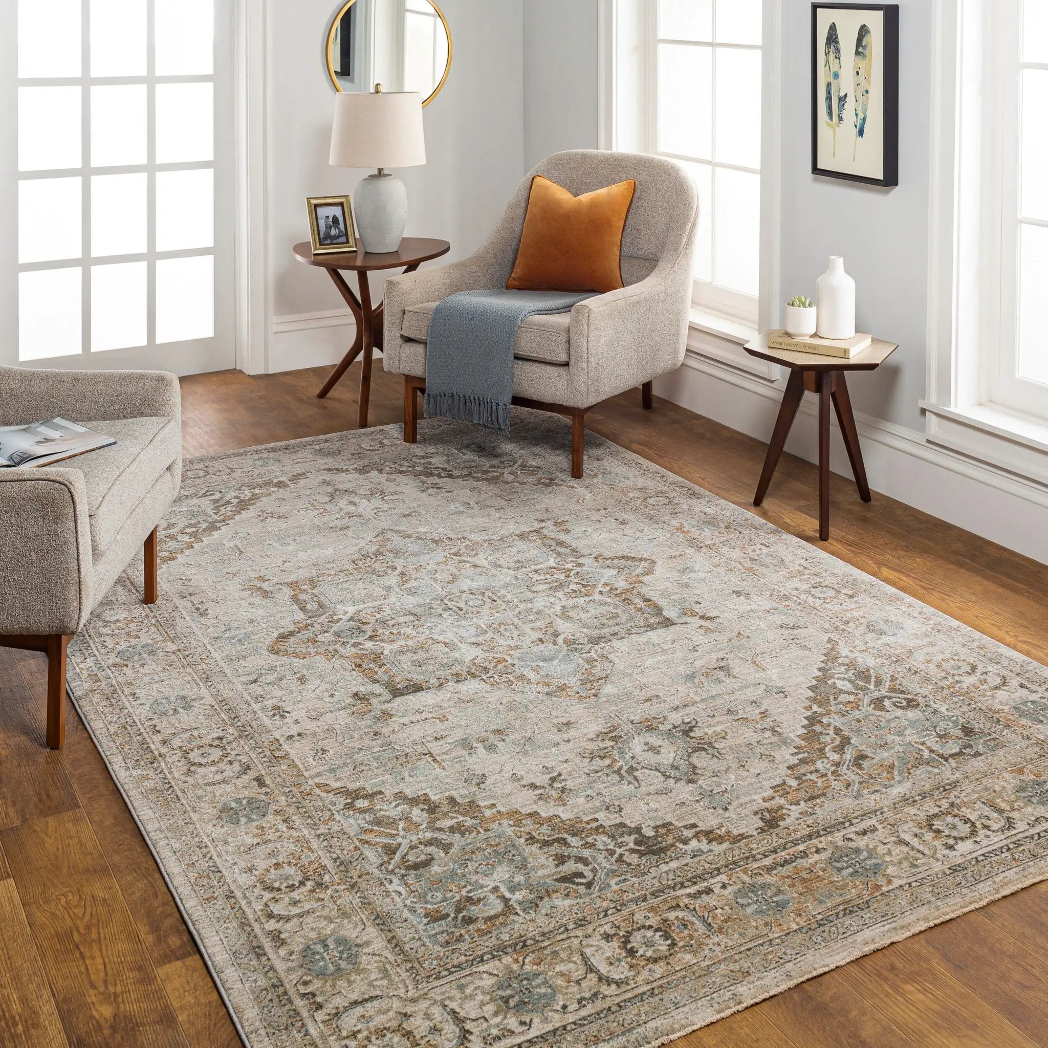 Brunswick BWK-2318 Dusty Sage Area Rug by LIVABLISS