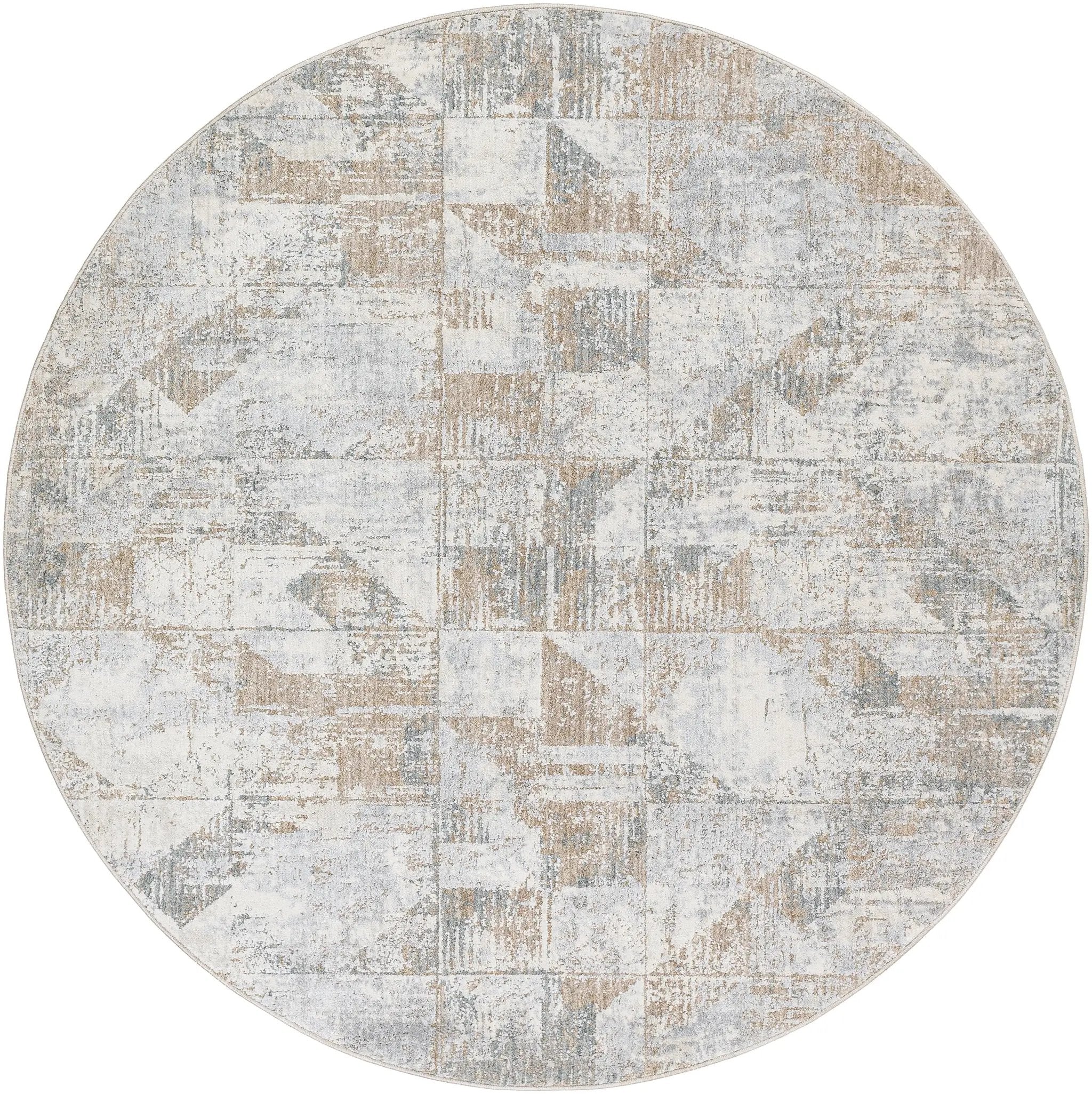 Brunswick BWK-2324 Cream Area Rug by LIVABLISS