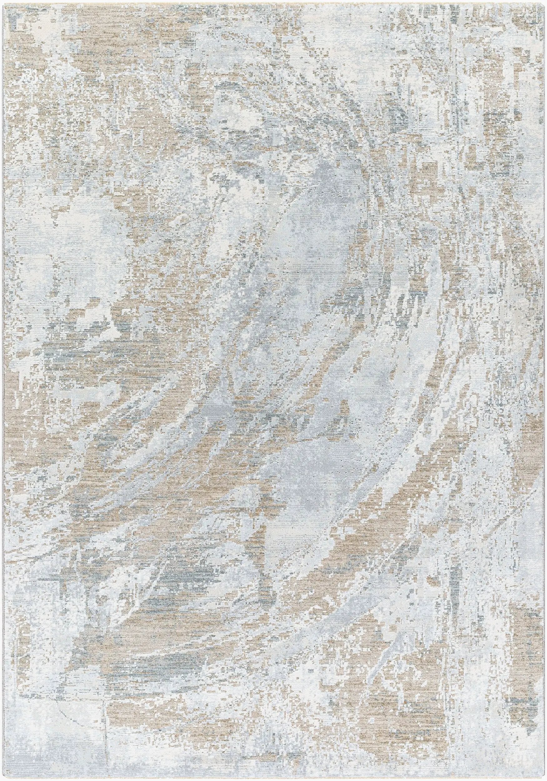 Brunswick BWK-2336 Cream Area Rug by LIVABLISS