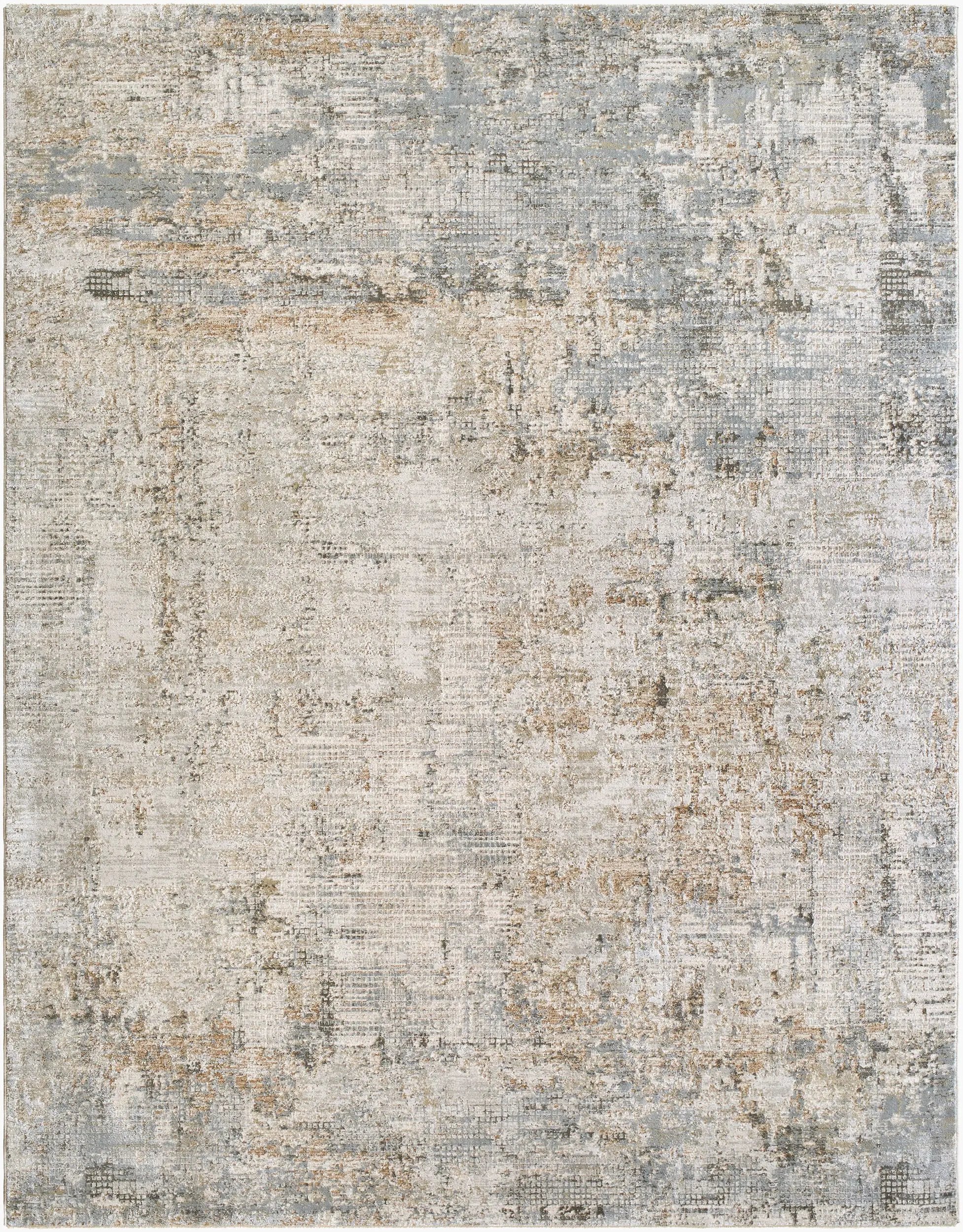 Brunswick BWK-2338 Light-Gray Area Rug by LIVABLISS