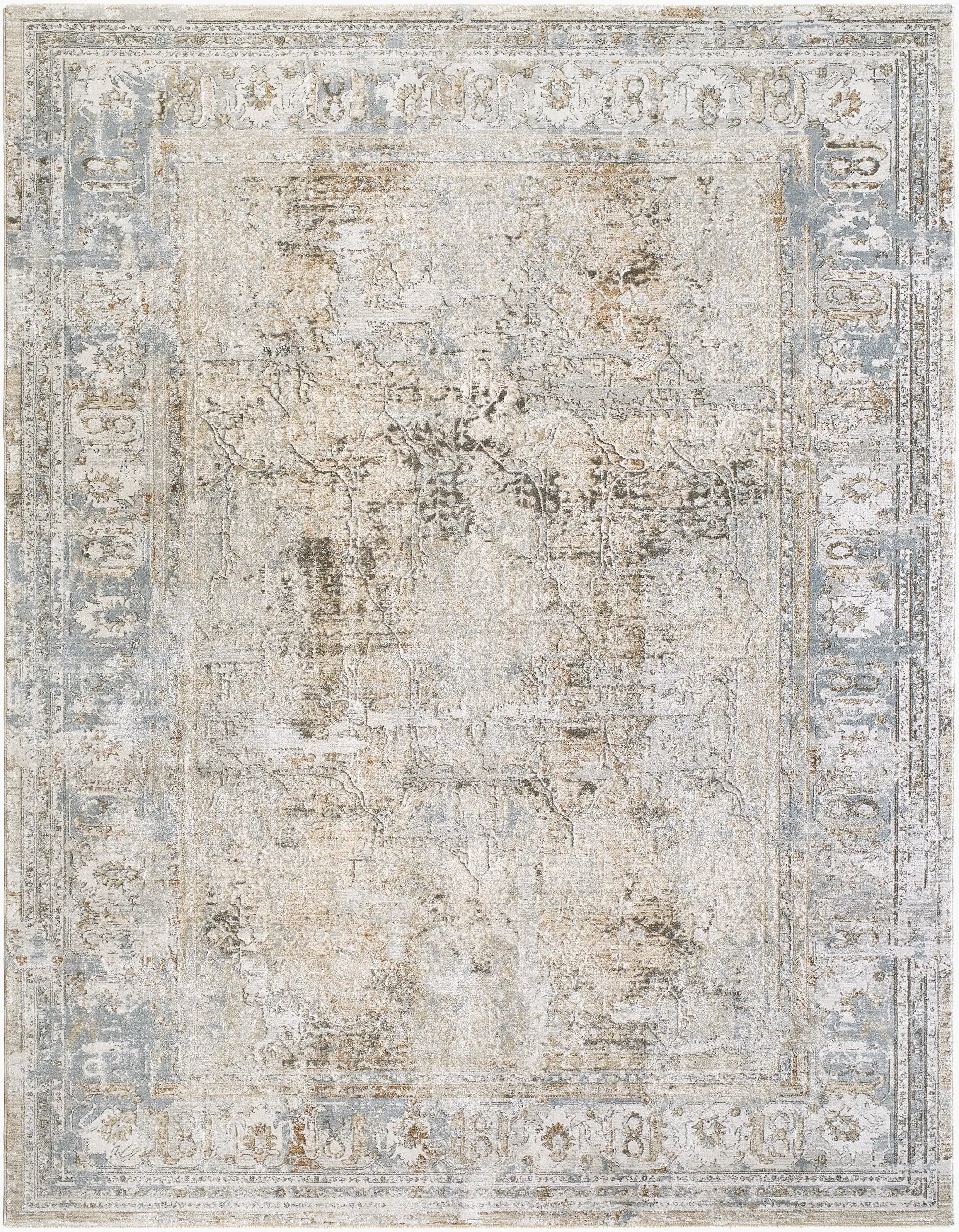 Brunswick BWK-2340 Cream Area Rug by LIVABLISS