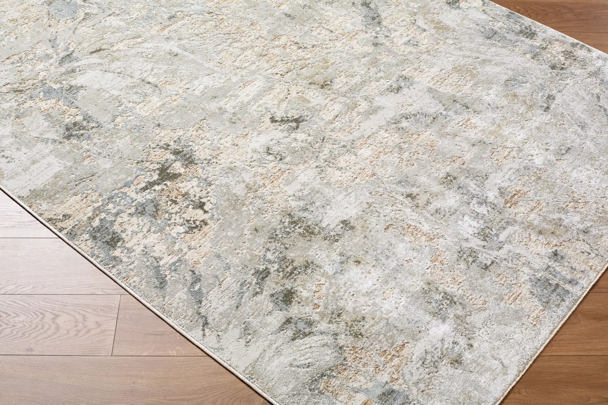 Brunswick BWK-2342 Light-Gray Area Rug by LIVABLISS
