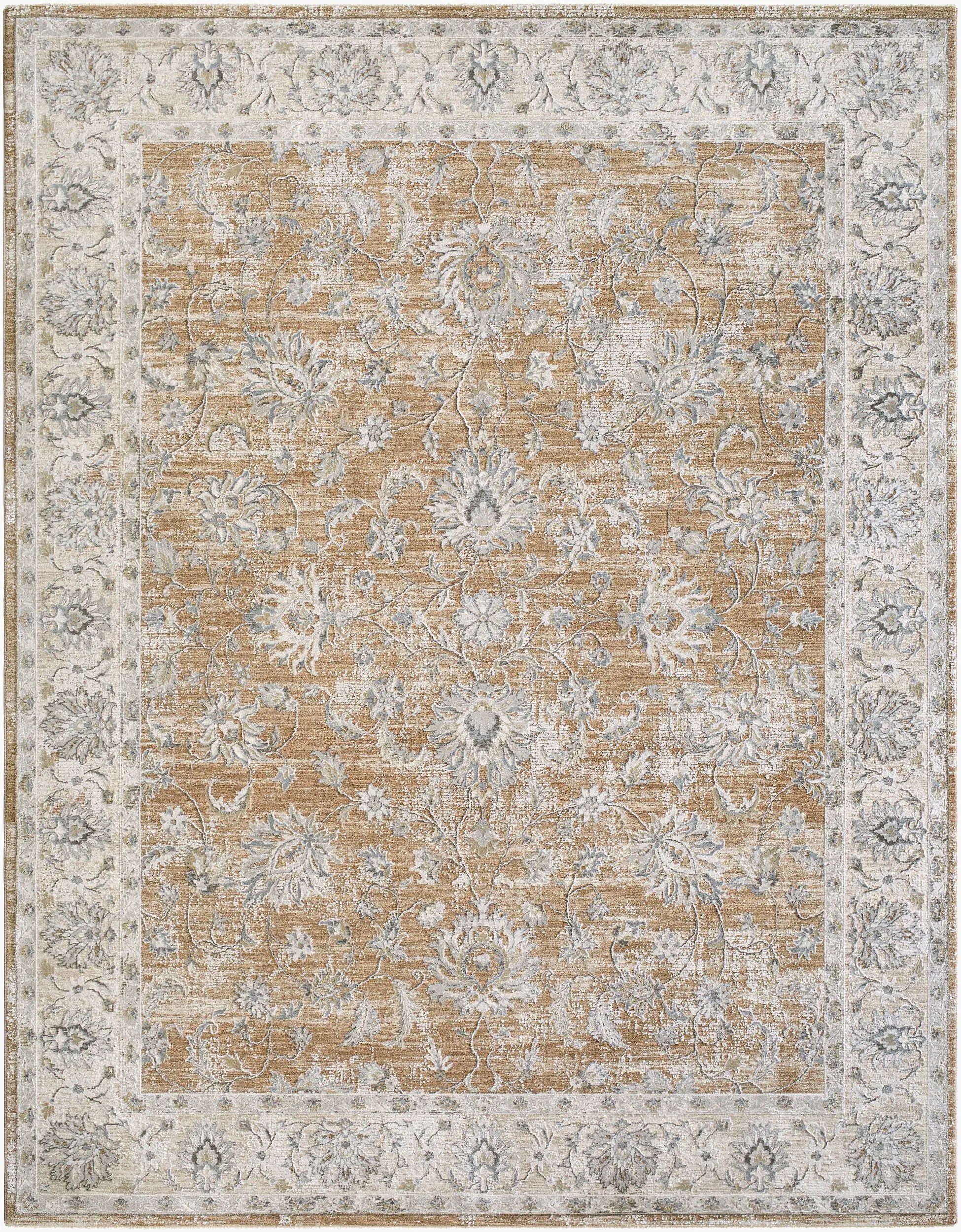 Brunswick BWK-2343 Light Brown Area Rug by LIVABLISS