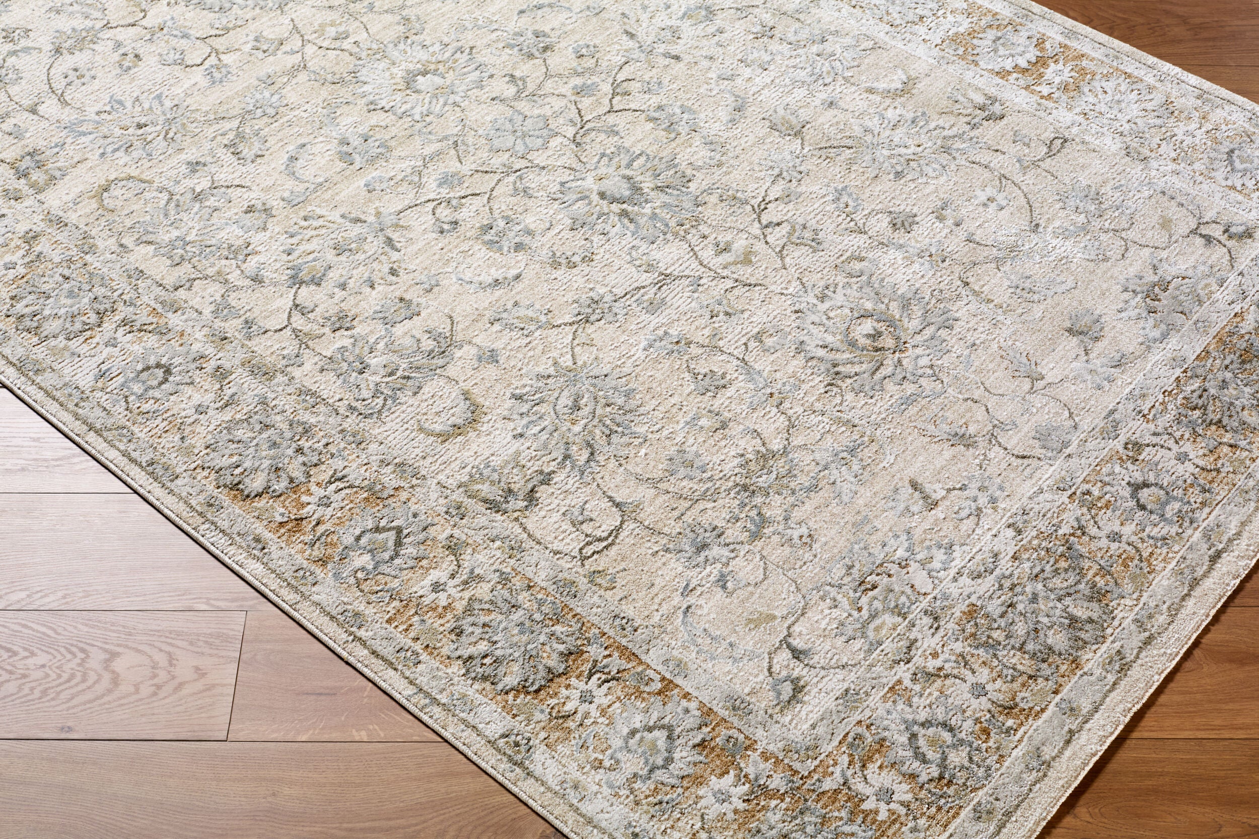 LIVABLISS Brunswick BWK-2344 Light Gray Area Rug