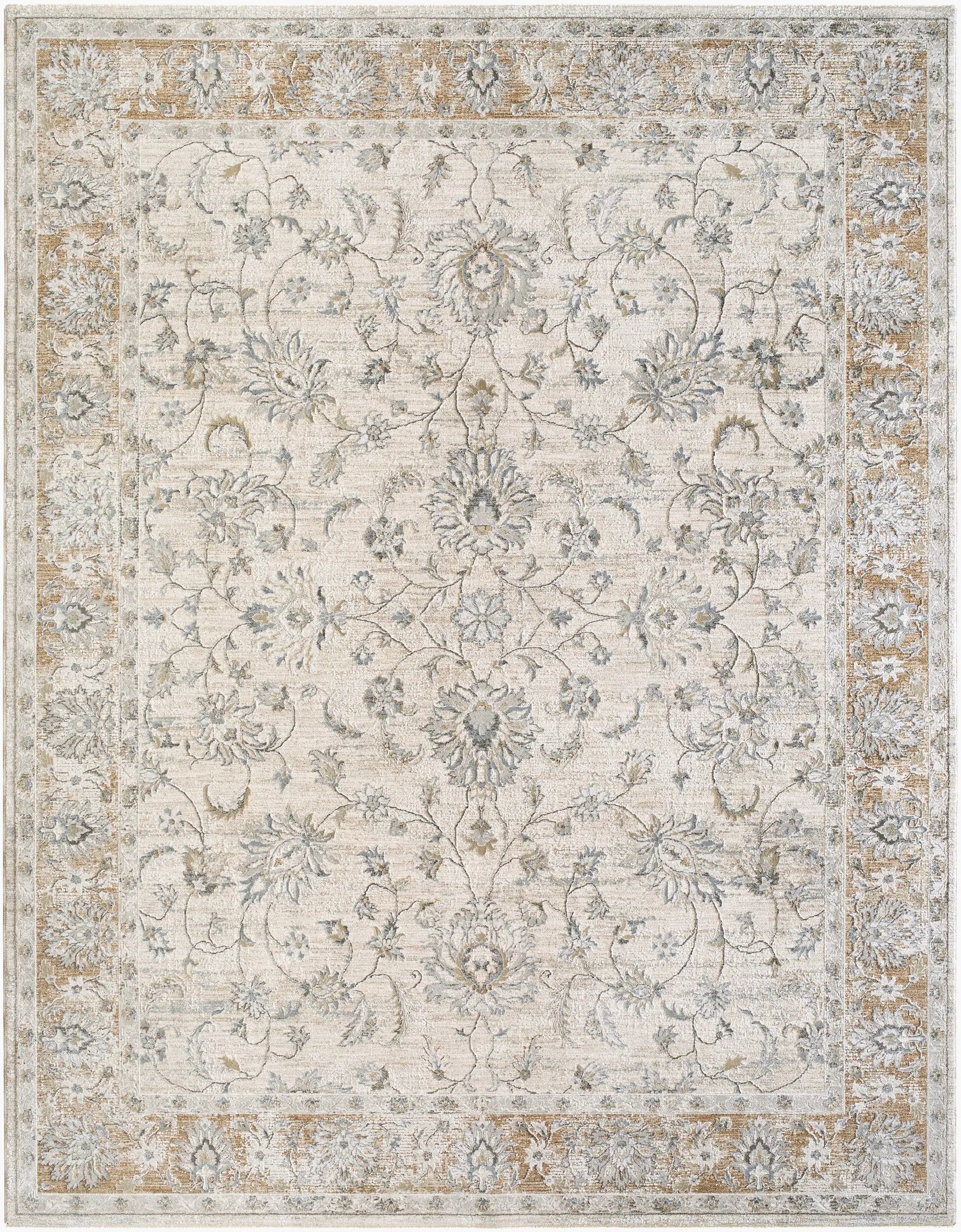 Brunswick BWK-2344 Light Gray Area Rug by LIVABLISS