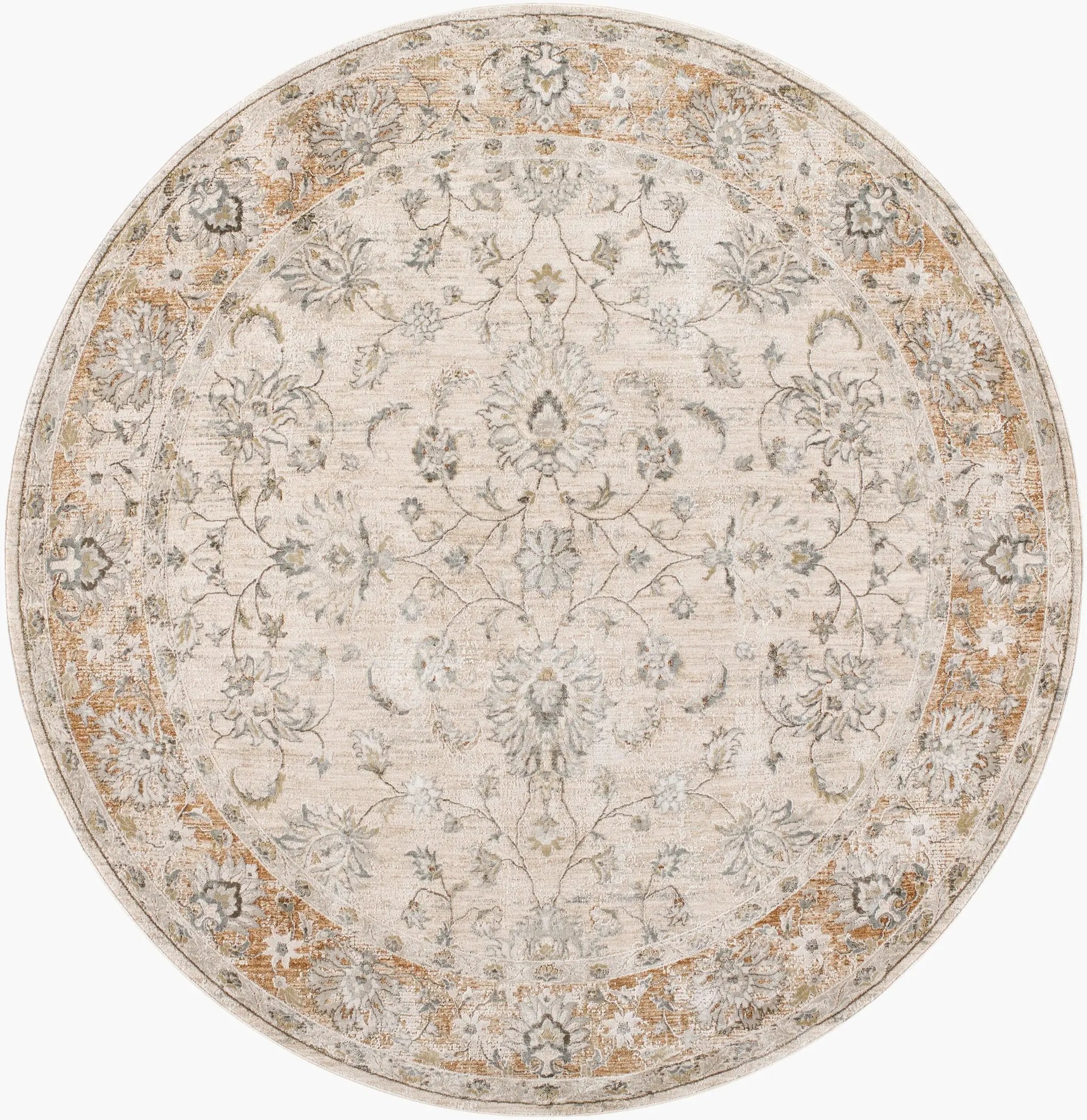 Brunswick BWK-2344 Light Gray Area Rug by LIVABLISS