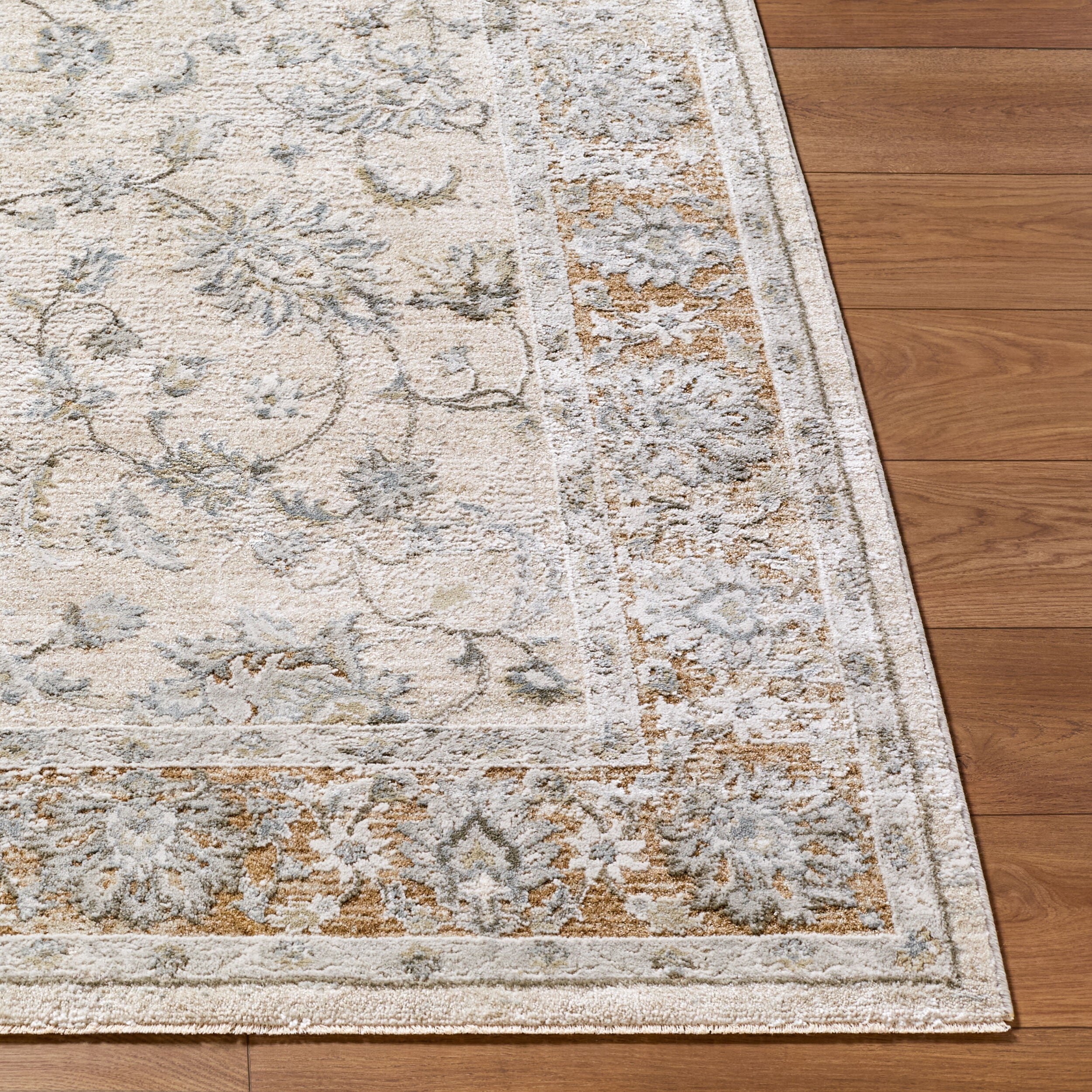 LIVABLISS Brunswick BWK-2344 Light Gray Area Rug