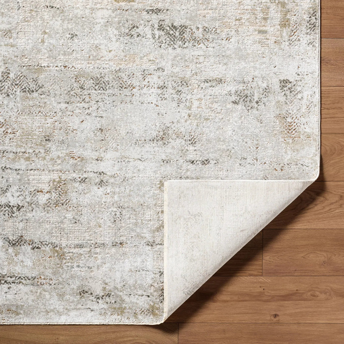 Brunswick BWK-2346 Light-Gray Area Rug by LIVABLISS