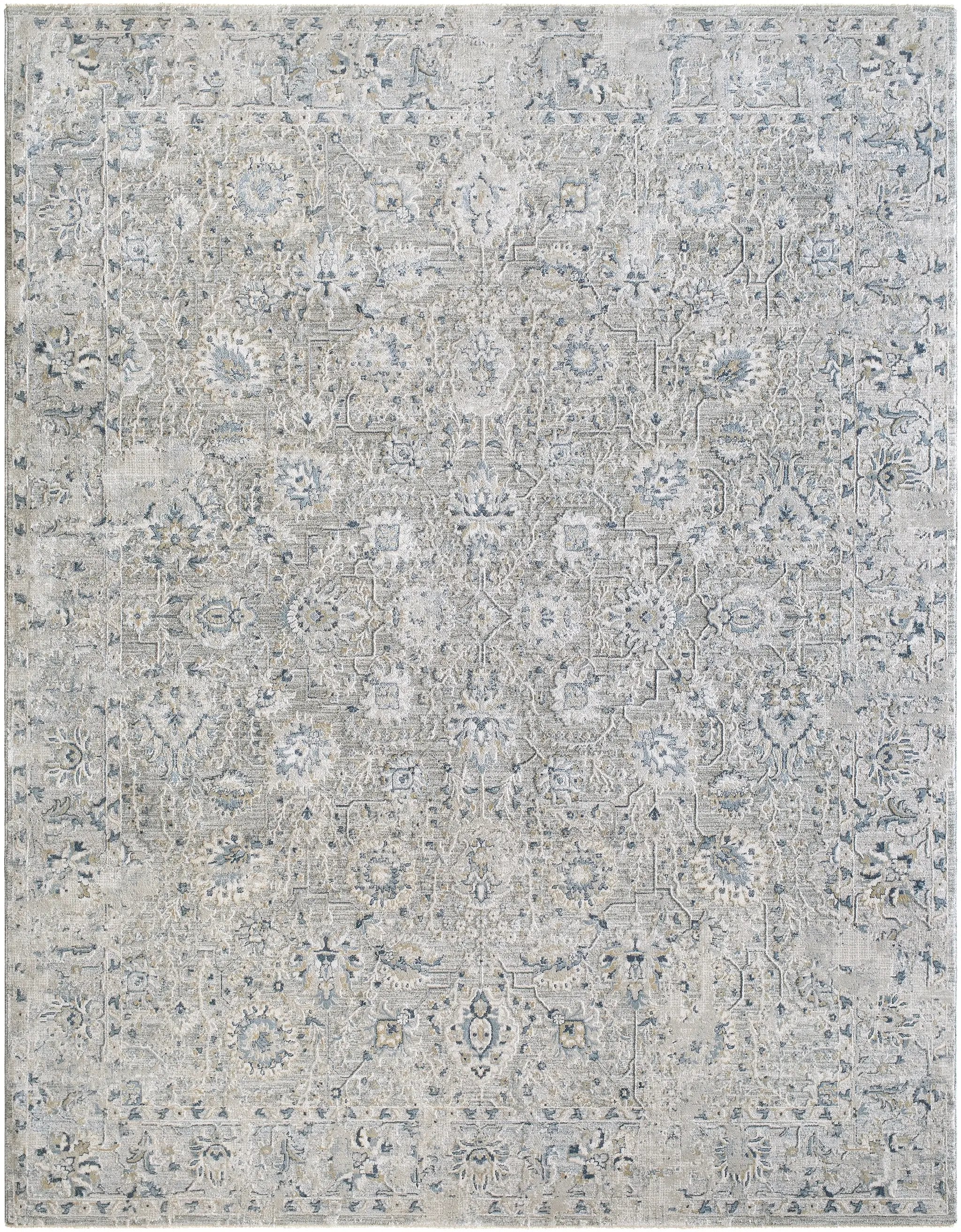 Brunswick BWK-2349 Light-Gray Area Rug by LIVABLISS