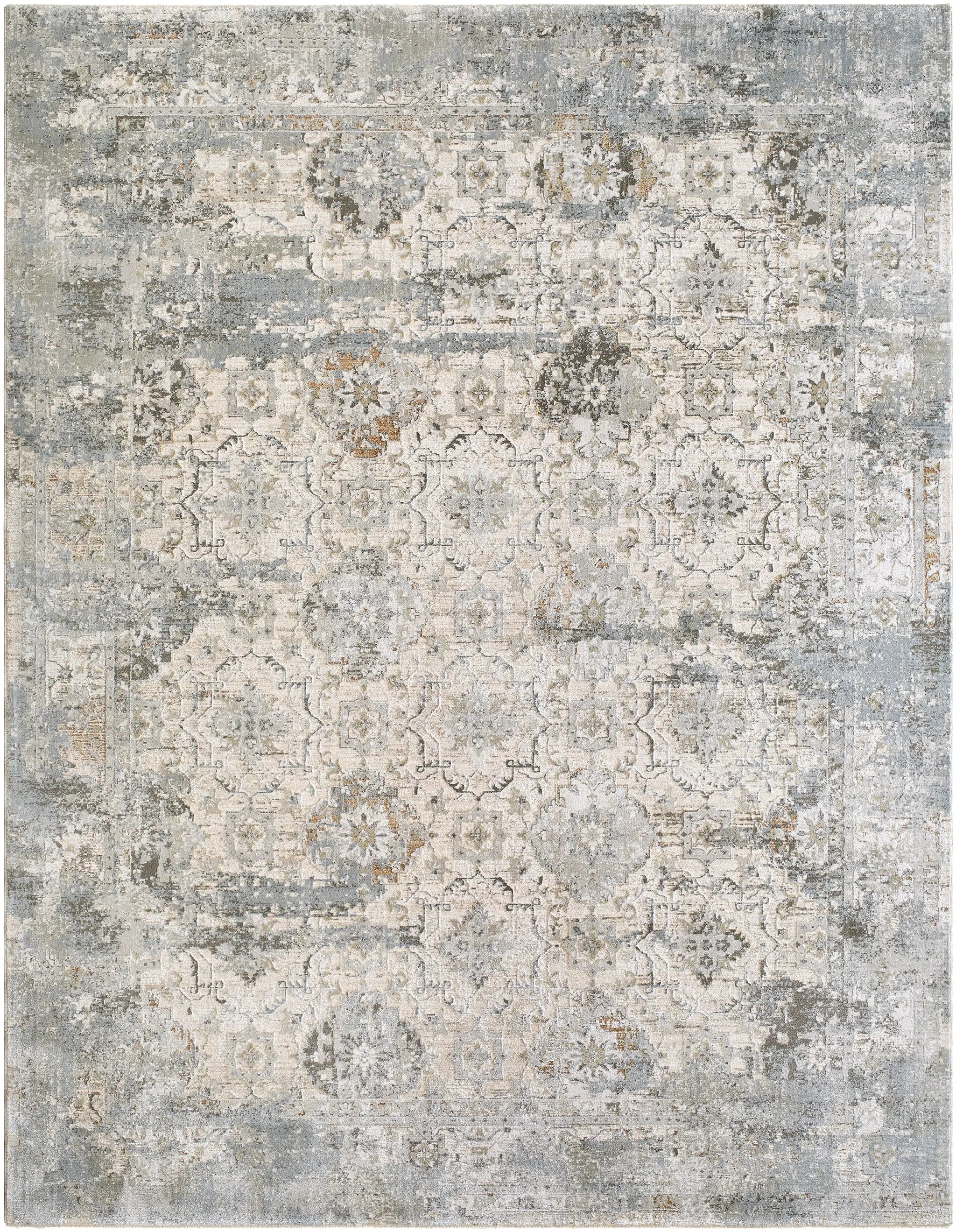 Brunswick BWK-2352 Light-Gray Area Rug by LIVABLISS