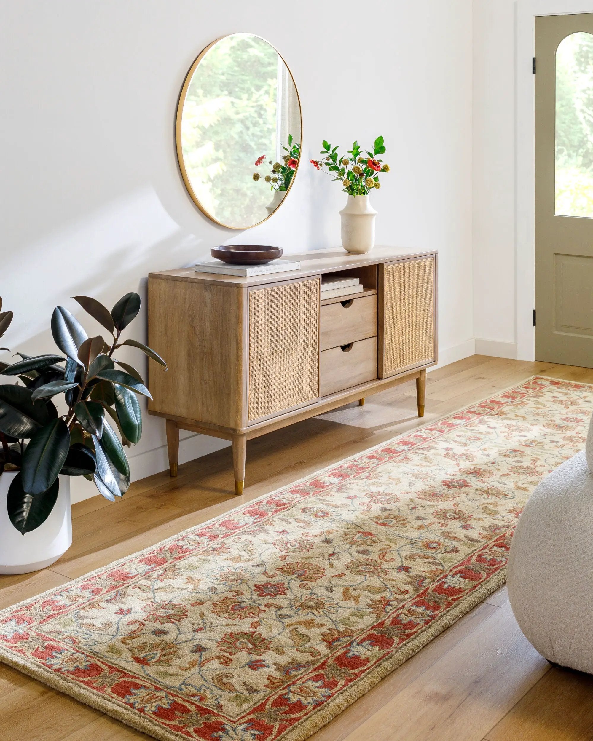 Caesar CAE-1001 Tan Area Rug by LIVABLISS