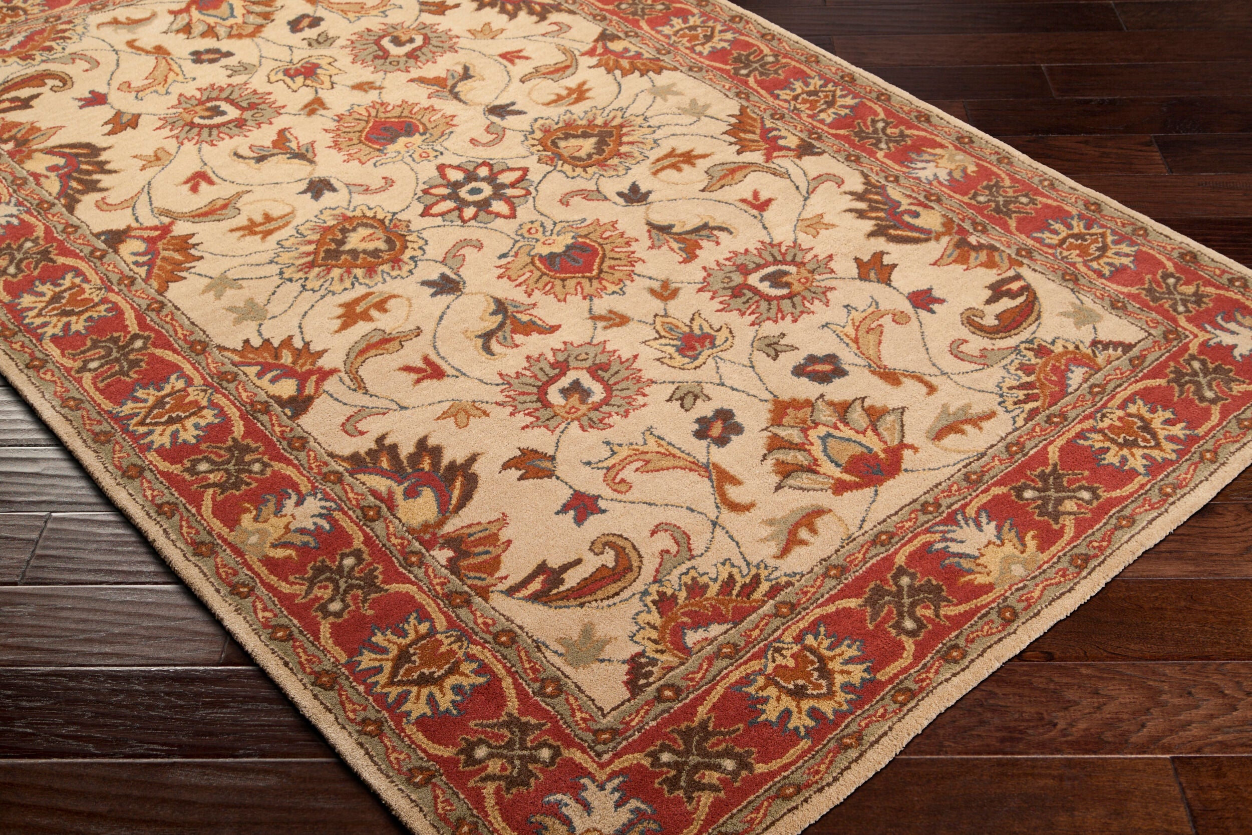 LIVABLISS Caesar CAE-1001 Tan Hand Tufted Area Rug