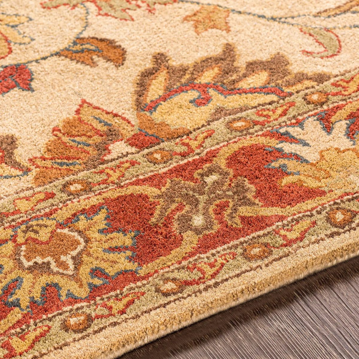 Caesar CAE-1001 Tan Area Rug by LIVABLISS