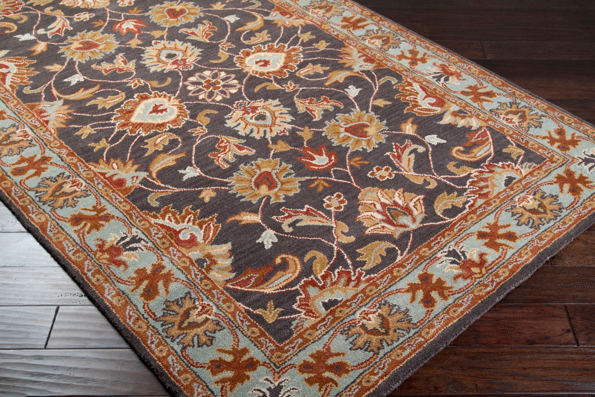 LIVABLISS Caesar CAE-1004 Charcoal Hand Tufted Area Rug
