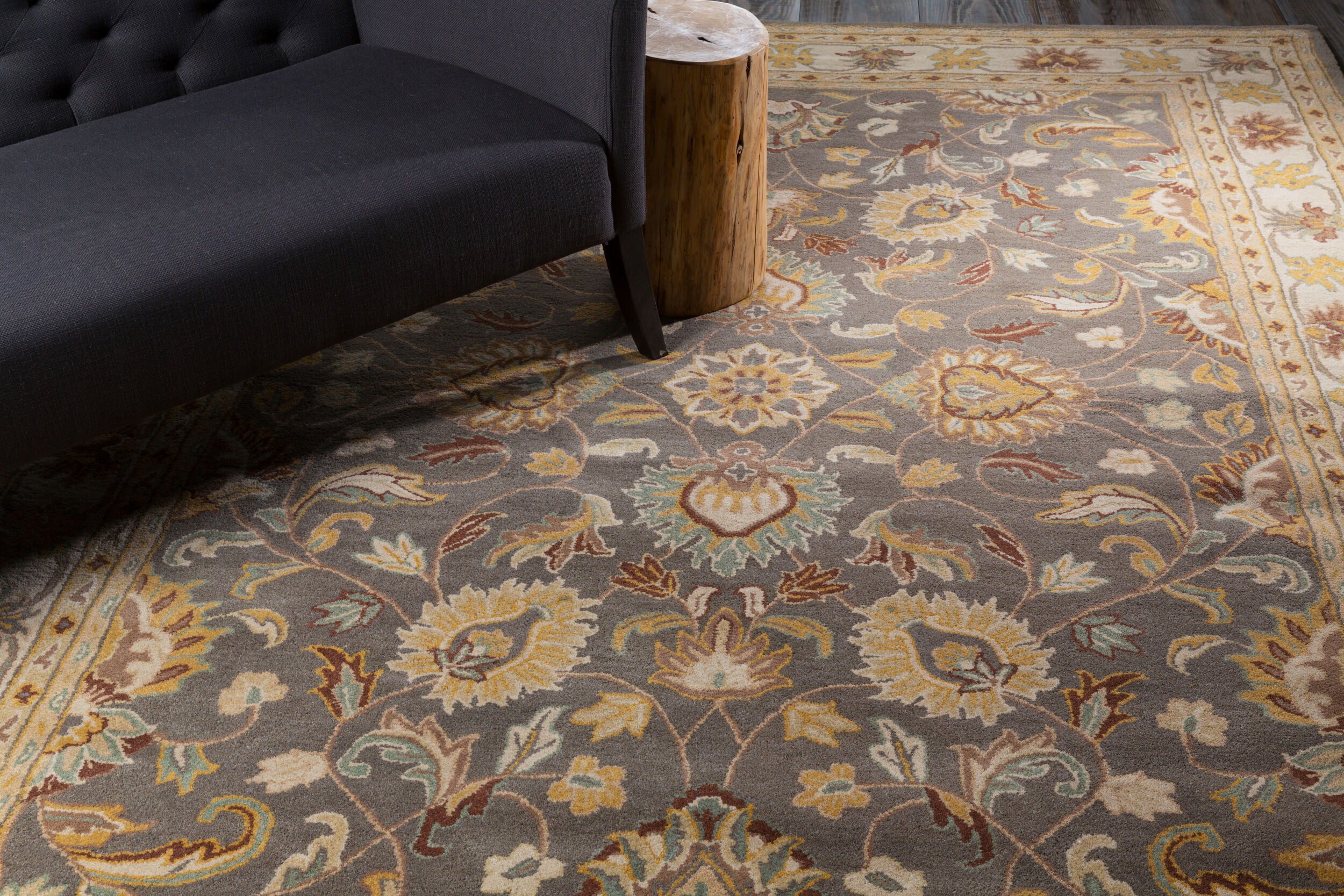 LIVABLISS Caesar CAE-1005 Charcoal Area Rug