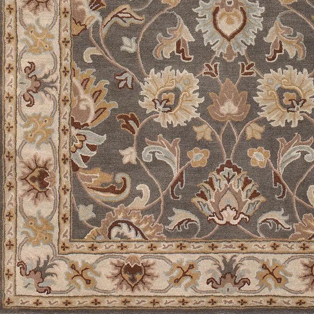 Caesar CAE-1005 Charcoal Area Rug by LIVABLISS