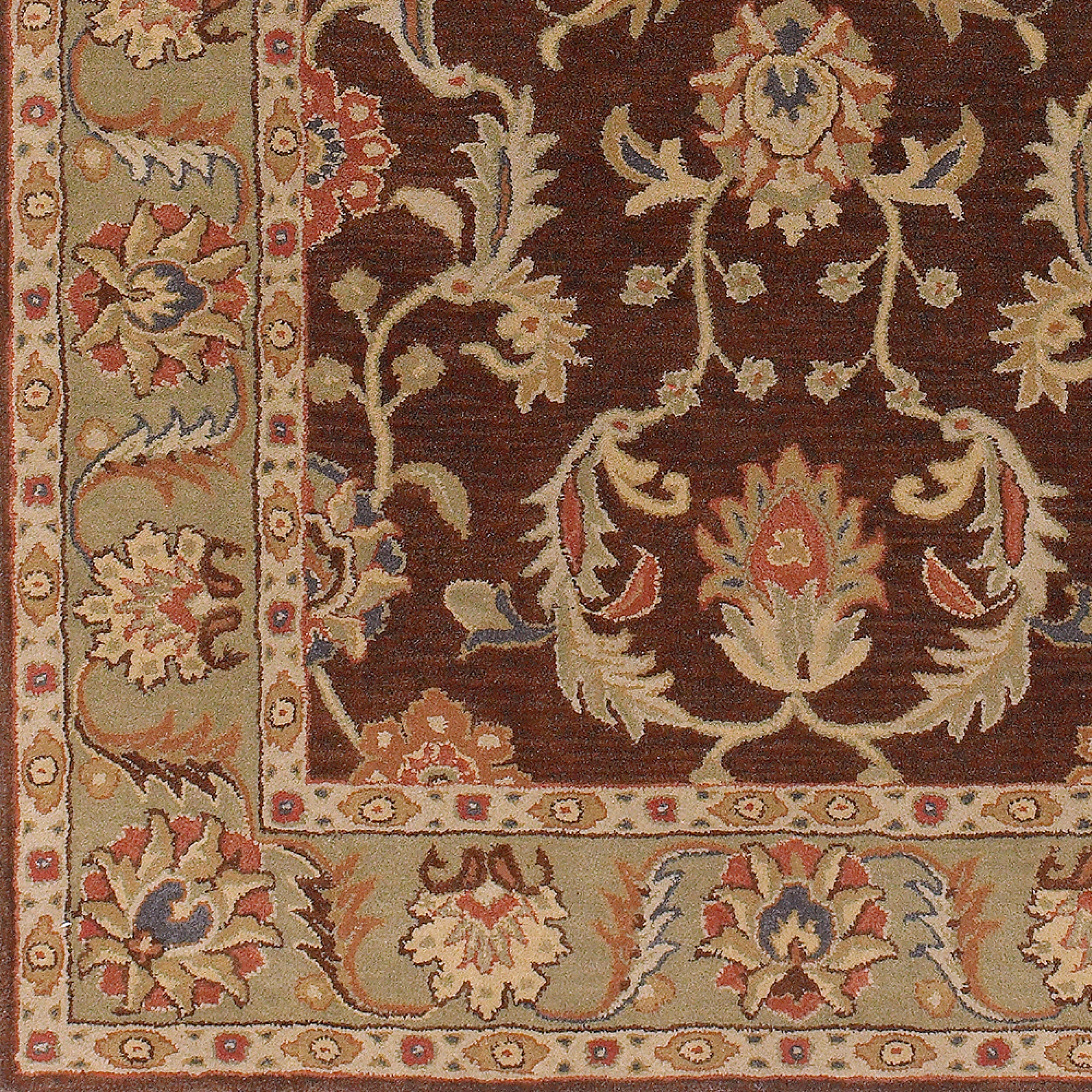 LIVABLISS Caesar CAE-1009 Dark Brown Hand Tufted Area Rug