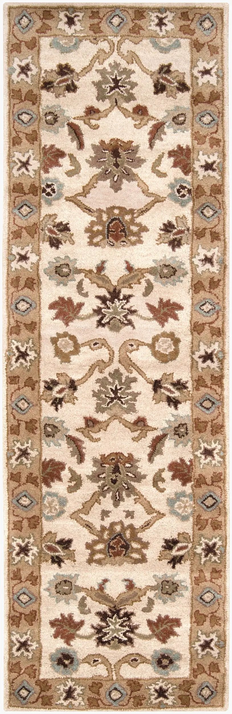 Caesar CAE-1010 Light-Beige Area Rug by LIVABLISS