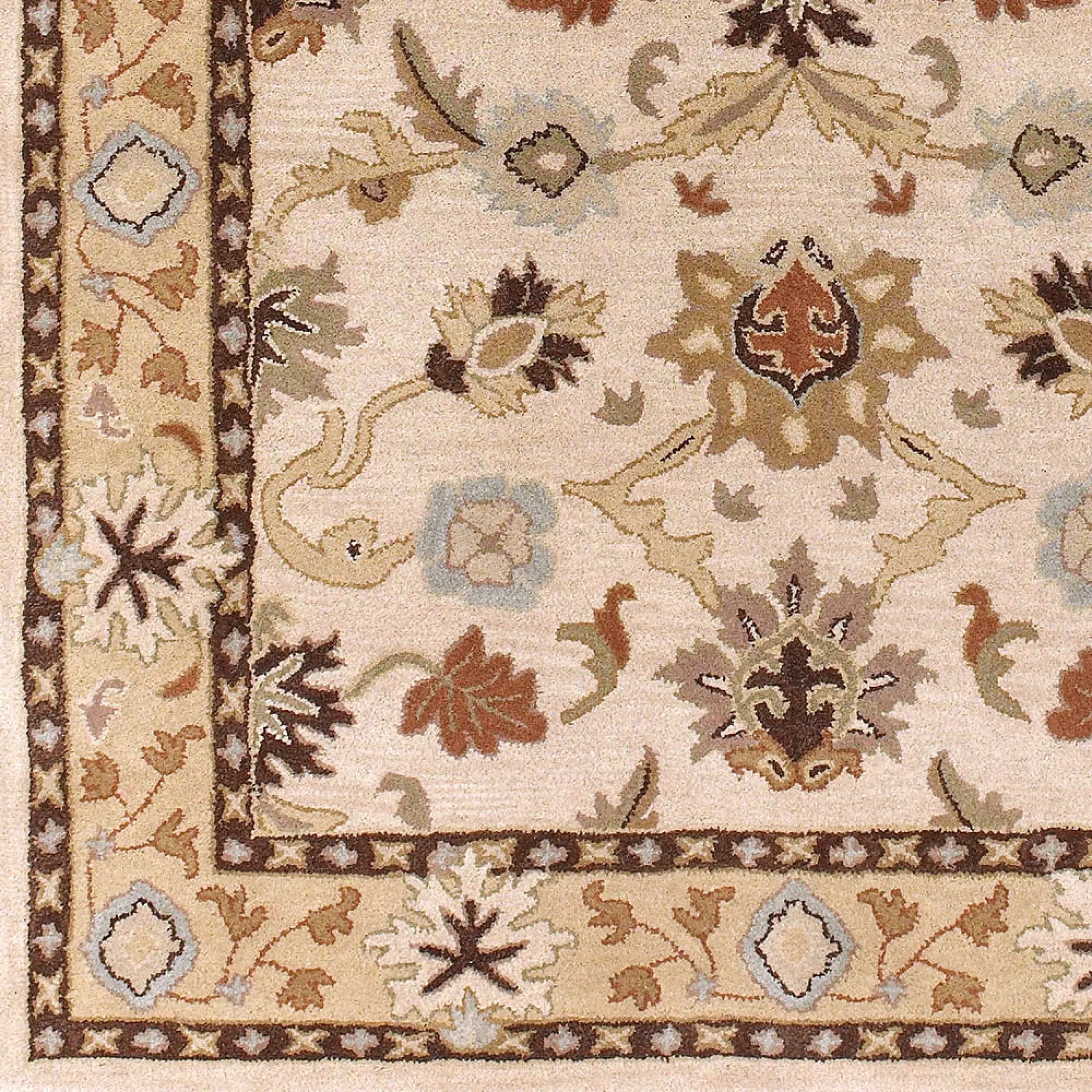 Caesar CAE-1010 Light-Beige Area Rug by LIVABLISS
