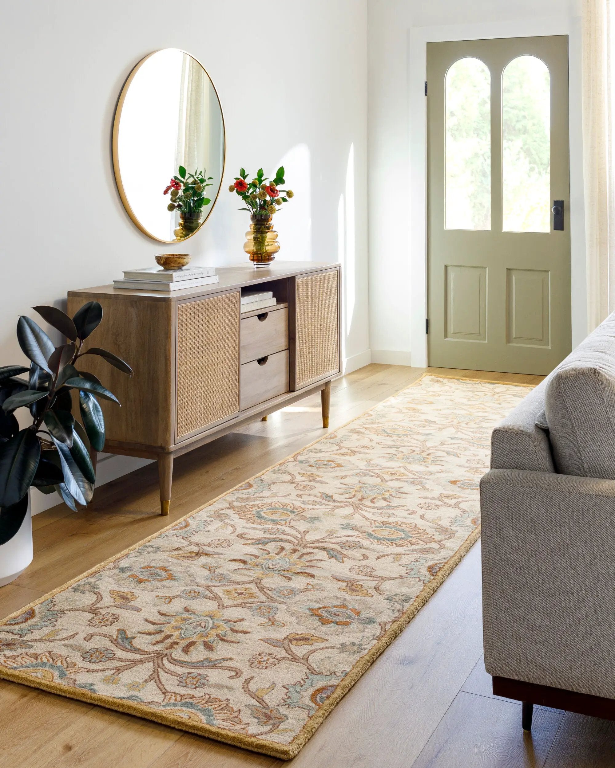 Caesar CAE-1012 Tan Area Rug by LIVABLISS