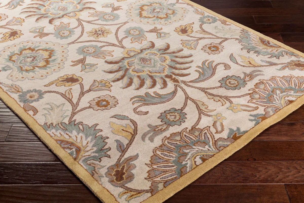 Caesar CAE-1012 Tan Area Rug by LIVABLISS