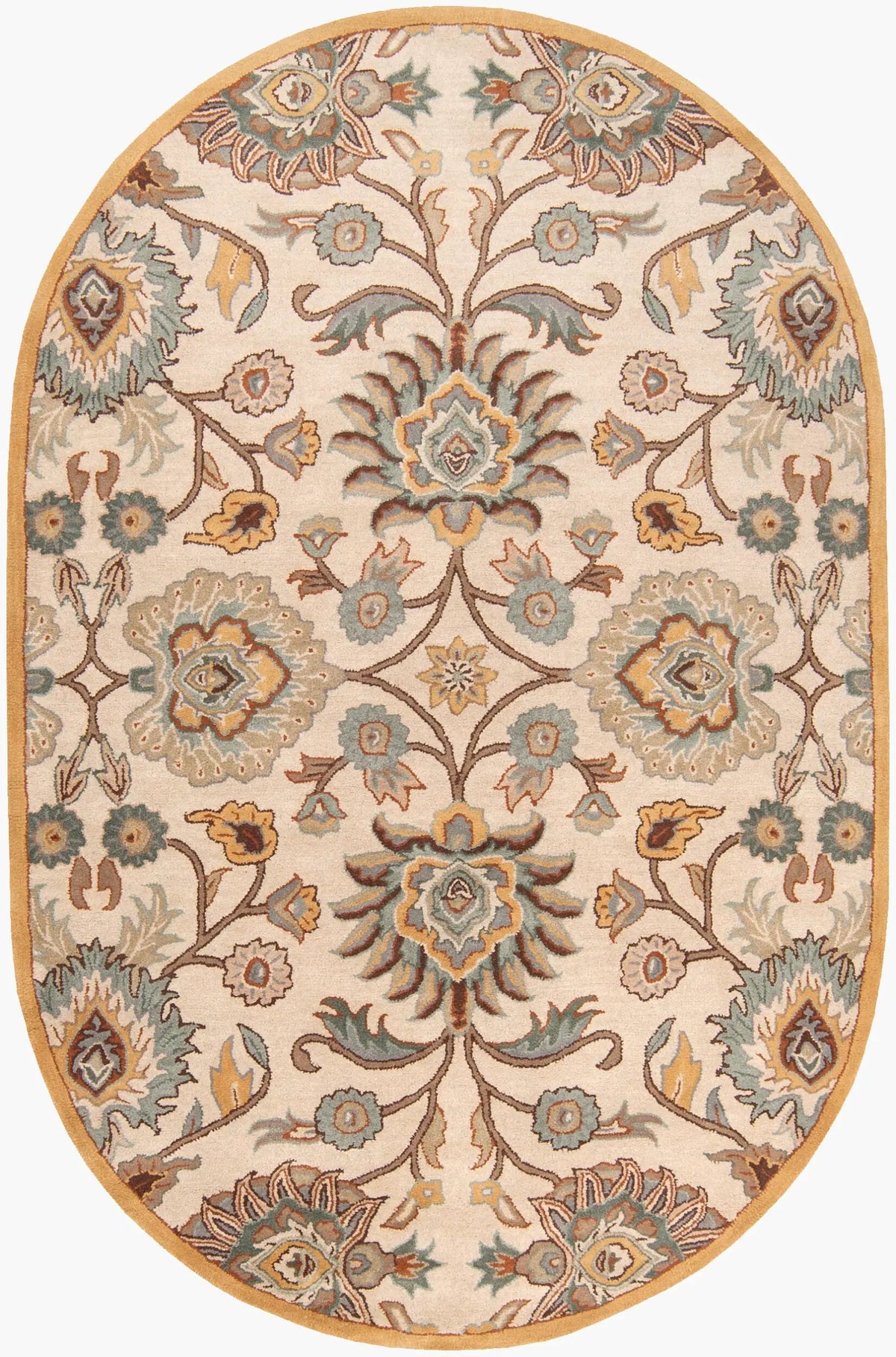 Caesar CAE-1012 Tan Area Rug by LIVABLISS