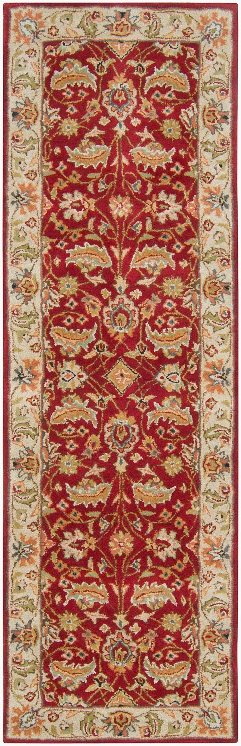 Caesar CAE-1022 Rust Area Rug by LIVABLISS