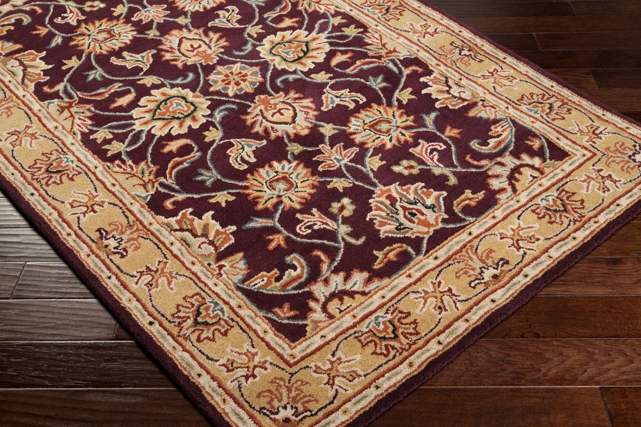 Caesar CAE-1024 Burgundy Area Rug by LIVABLISS