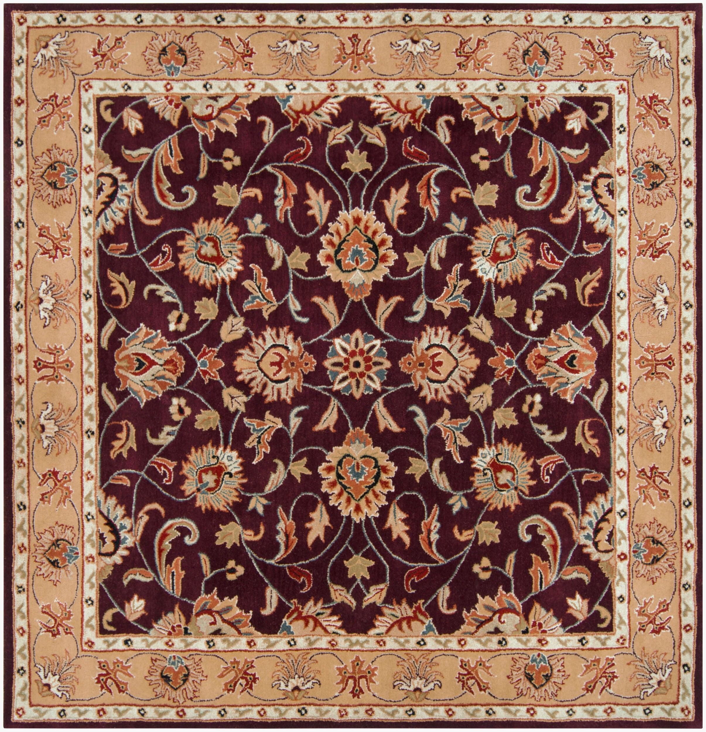 LIVABLISS Caesar CAE-1024 Burgundy Hand Tufted Area Rug