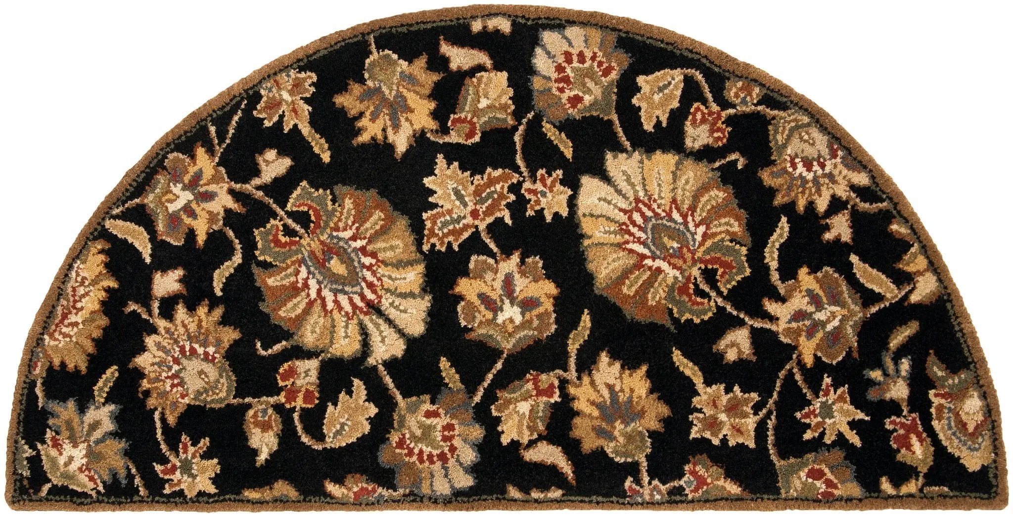 Caesar CAE-1027 Black Area Rug by LIVABLISS