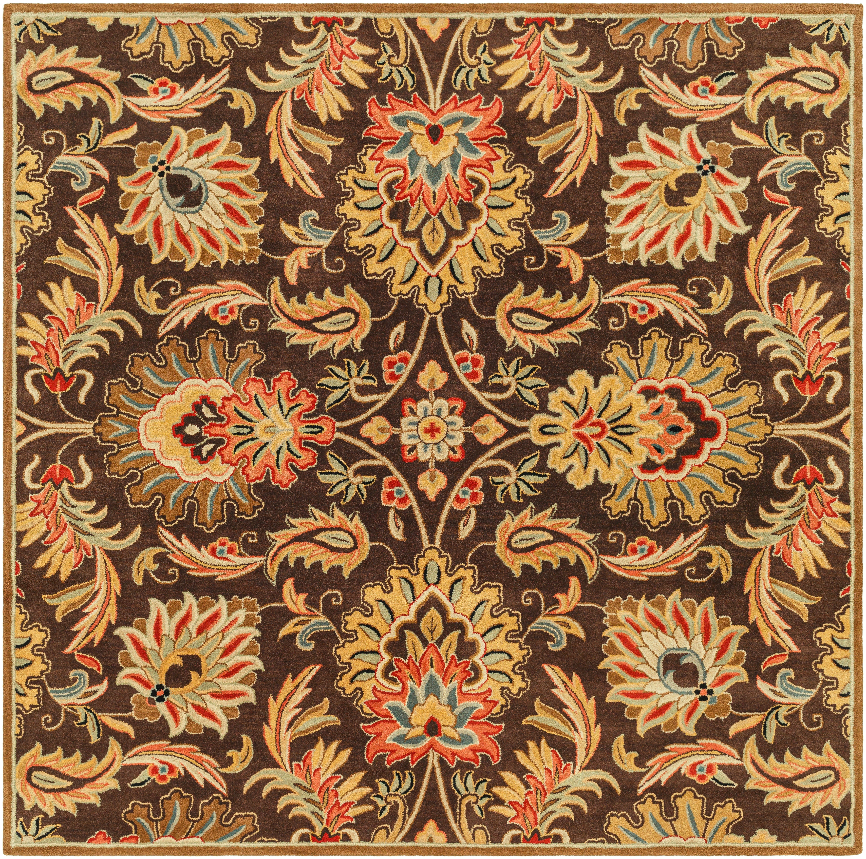 LIVABLISS Caesar CAE-1028 Dark-Brown Area Rug