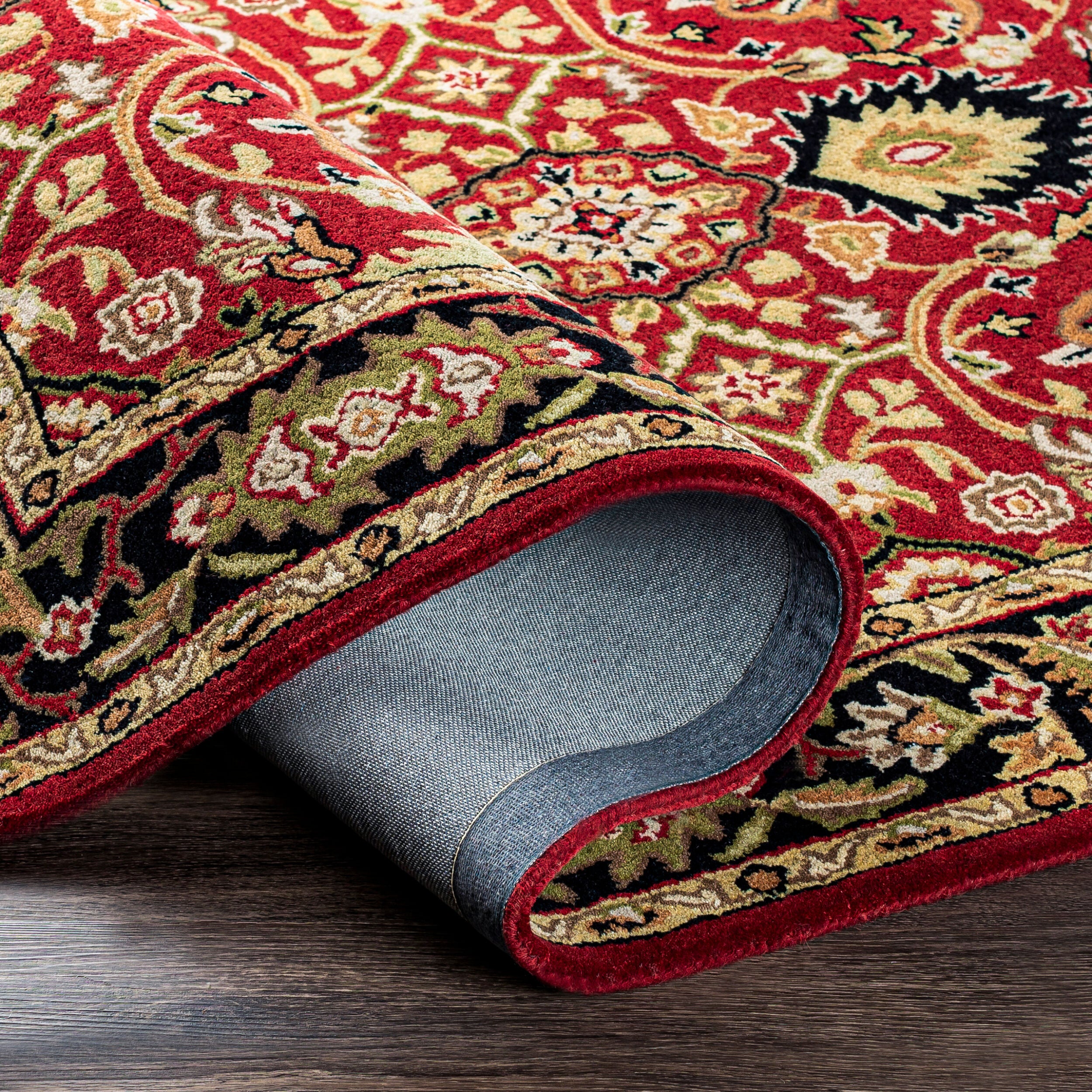Surya Caesar CAE-1031 Burgundy Area Rug by LIVABLISS
