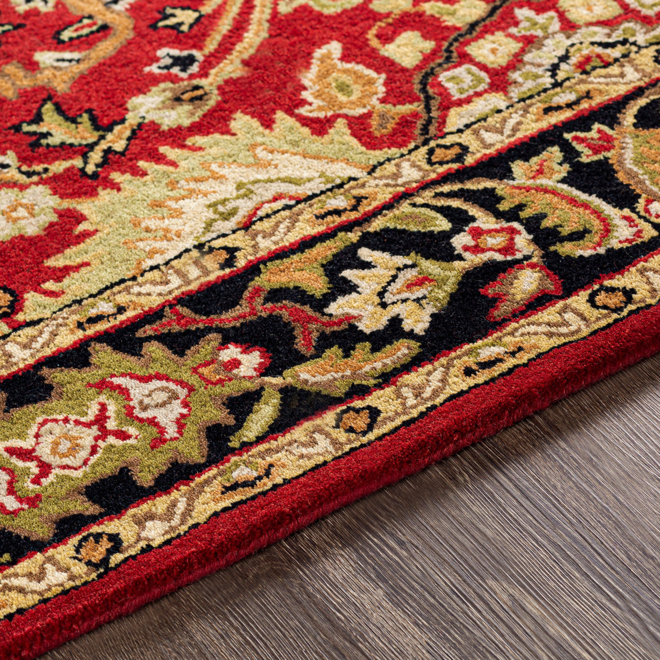 Surya Caesar CAE-1031 Burgundy Area Rug by LIVABLISS