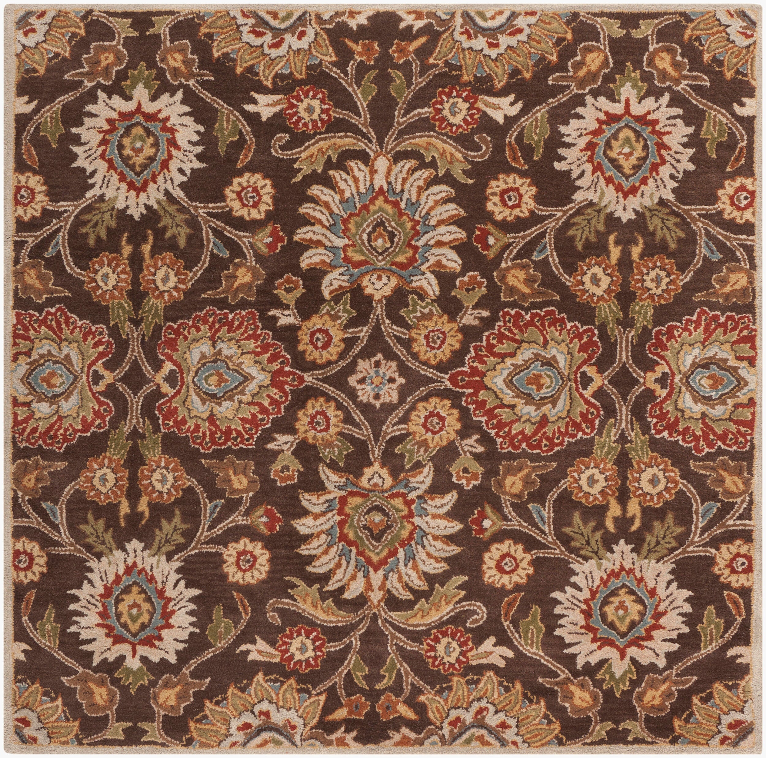 LIVABLISS Caesar CAE-1051 Dark Brown Hand Tufted Area Rug