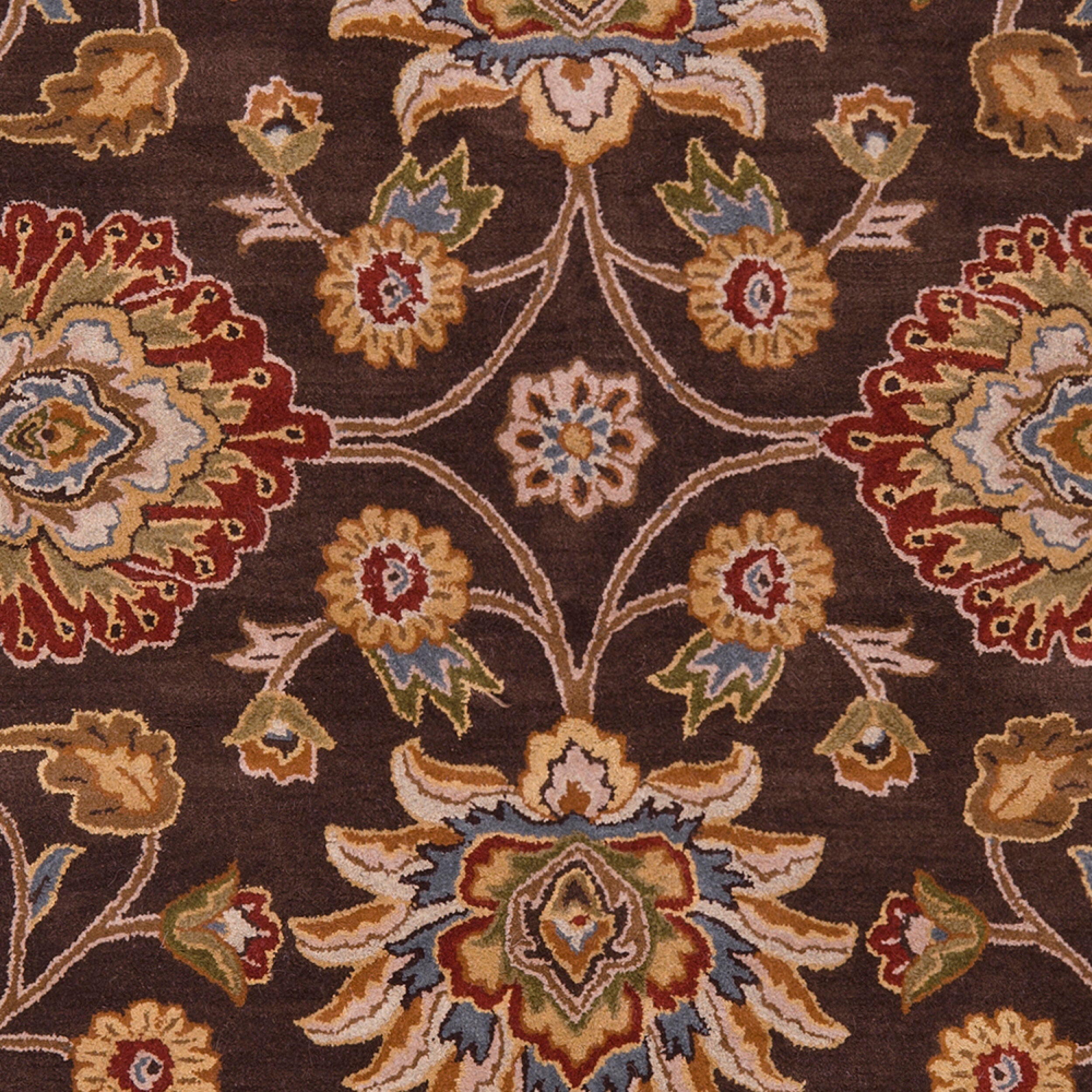 LIVABLISS Caesar CAE-1051 Dark Brown Hand Tufted Area Rug