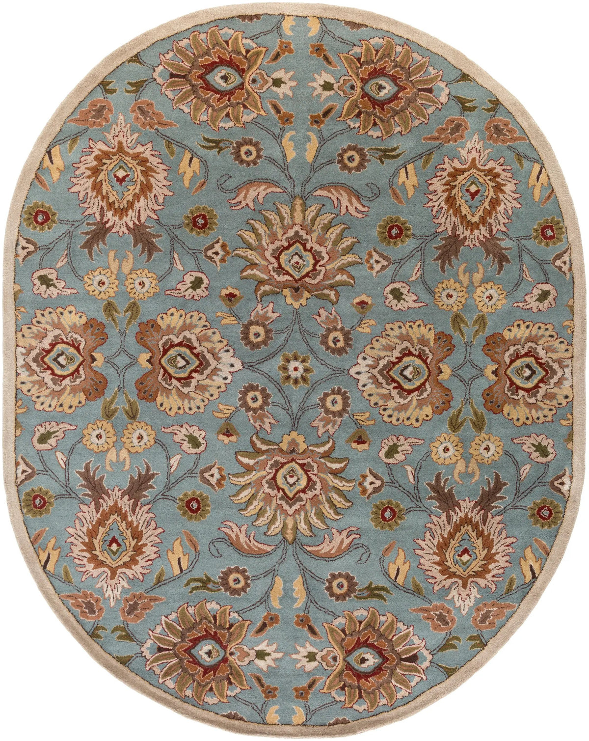 Caesar CAE-1052 Medium-Gray Area Rug by LIVABLISS