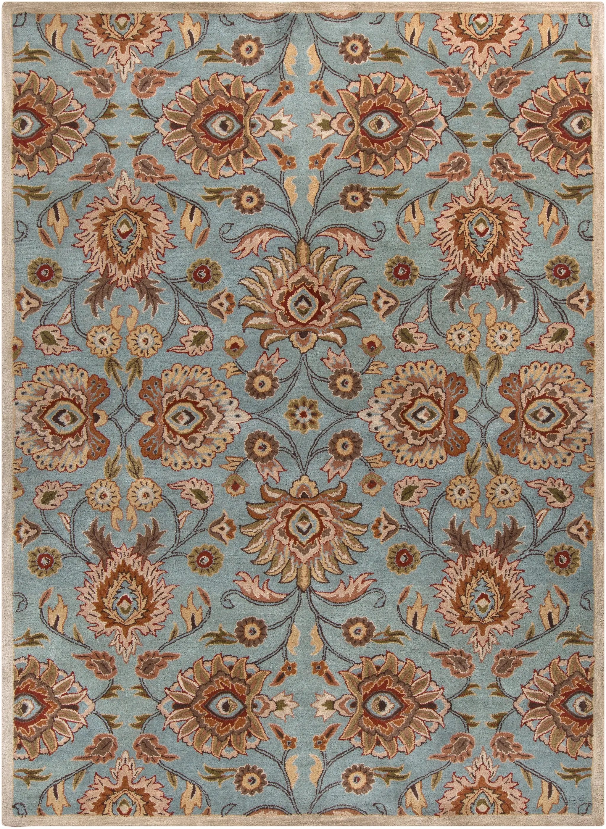Caesar CAE-1052 Medium-Gray Area Rug by LIVABLISS