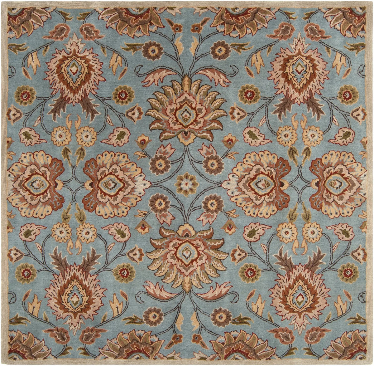 Caesar CAE-1052 Medium-Gray Area Rug by LIVABLISS