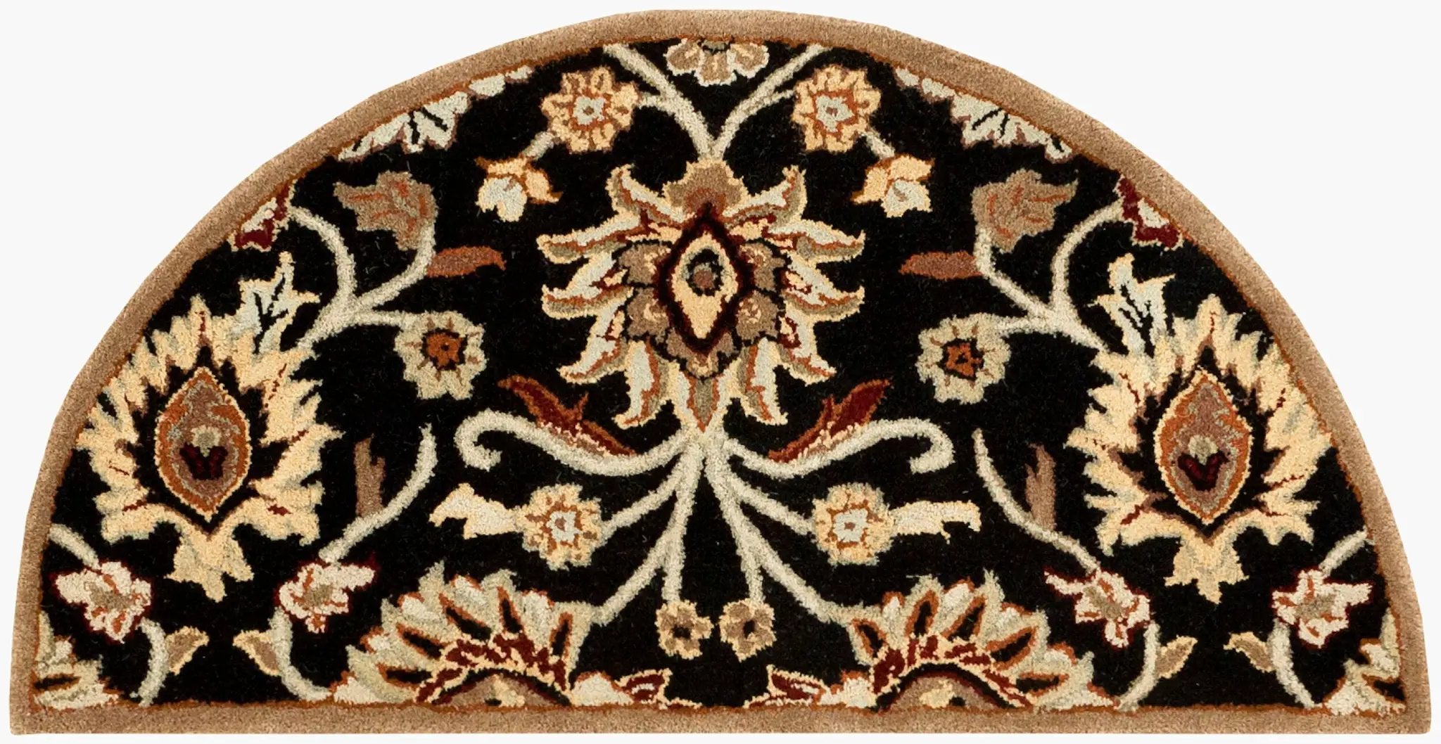 Caesar CAE-1053 Black Area Rug by LIVABLISS