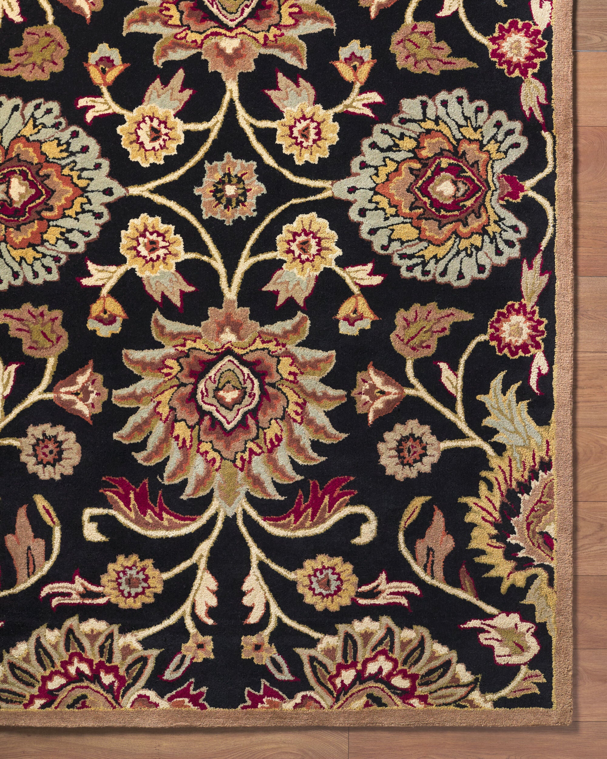 LIVABLISS Caesar CAE-1053 Black Hand Tufted Area Rug